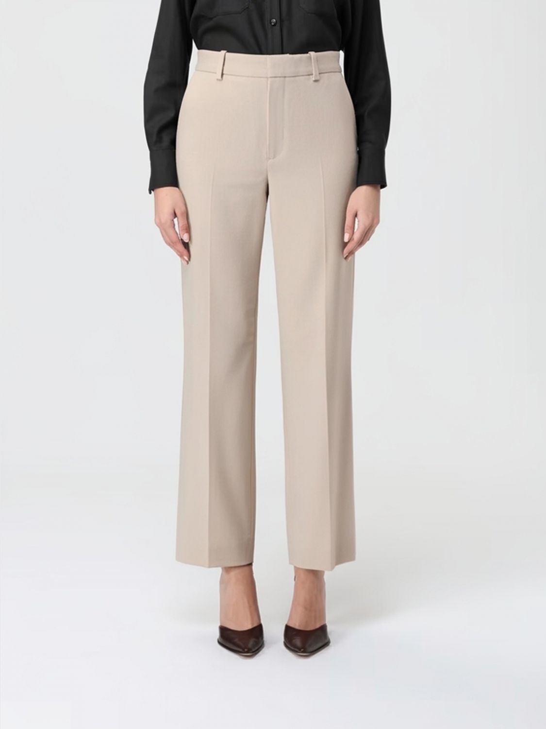 Victoria Beckham Pants Victoria  Woman Color Grey In Neutral
