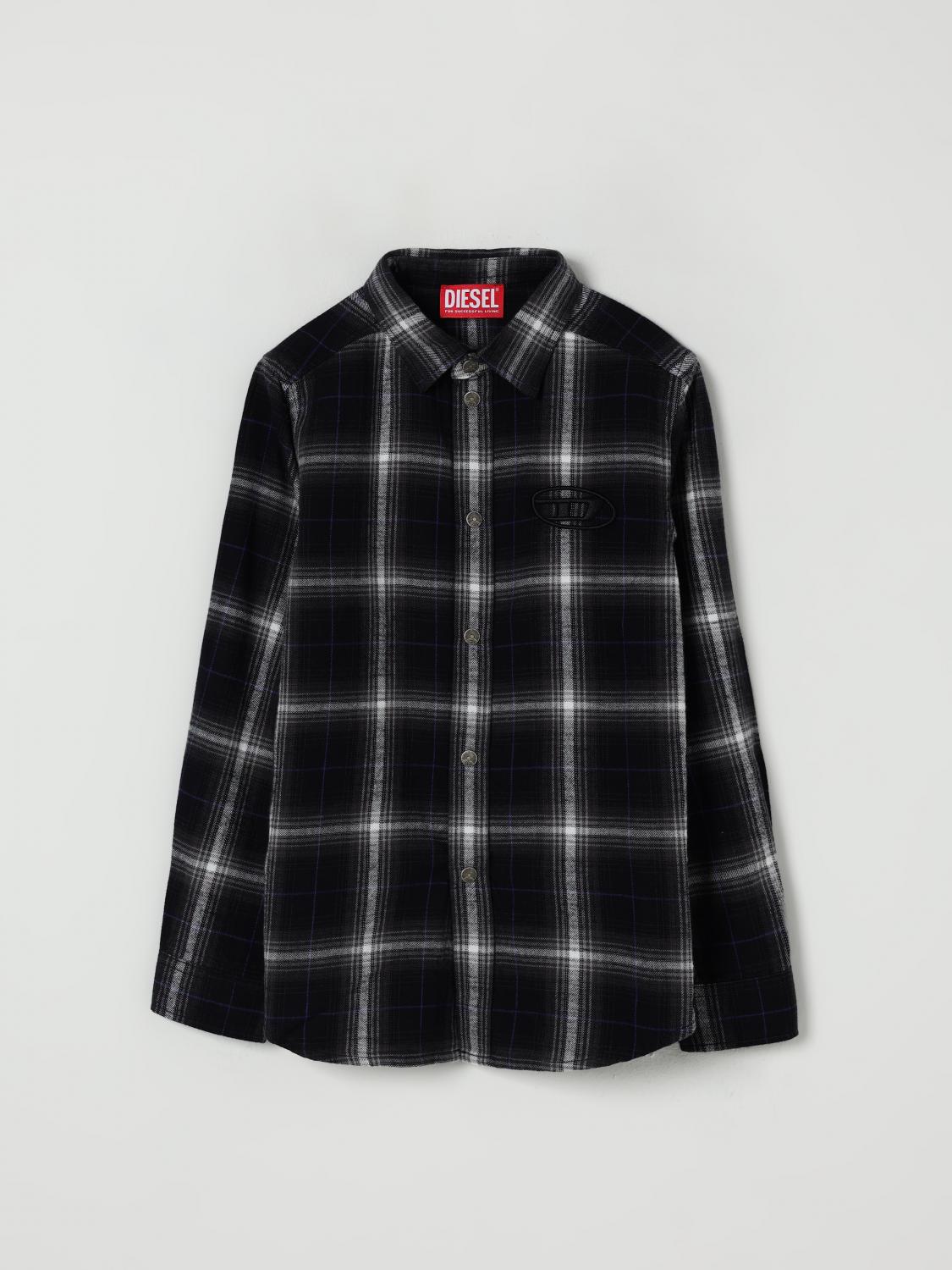 DIESEL Hemd Kinder Farbe Schwarz