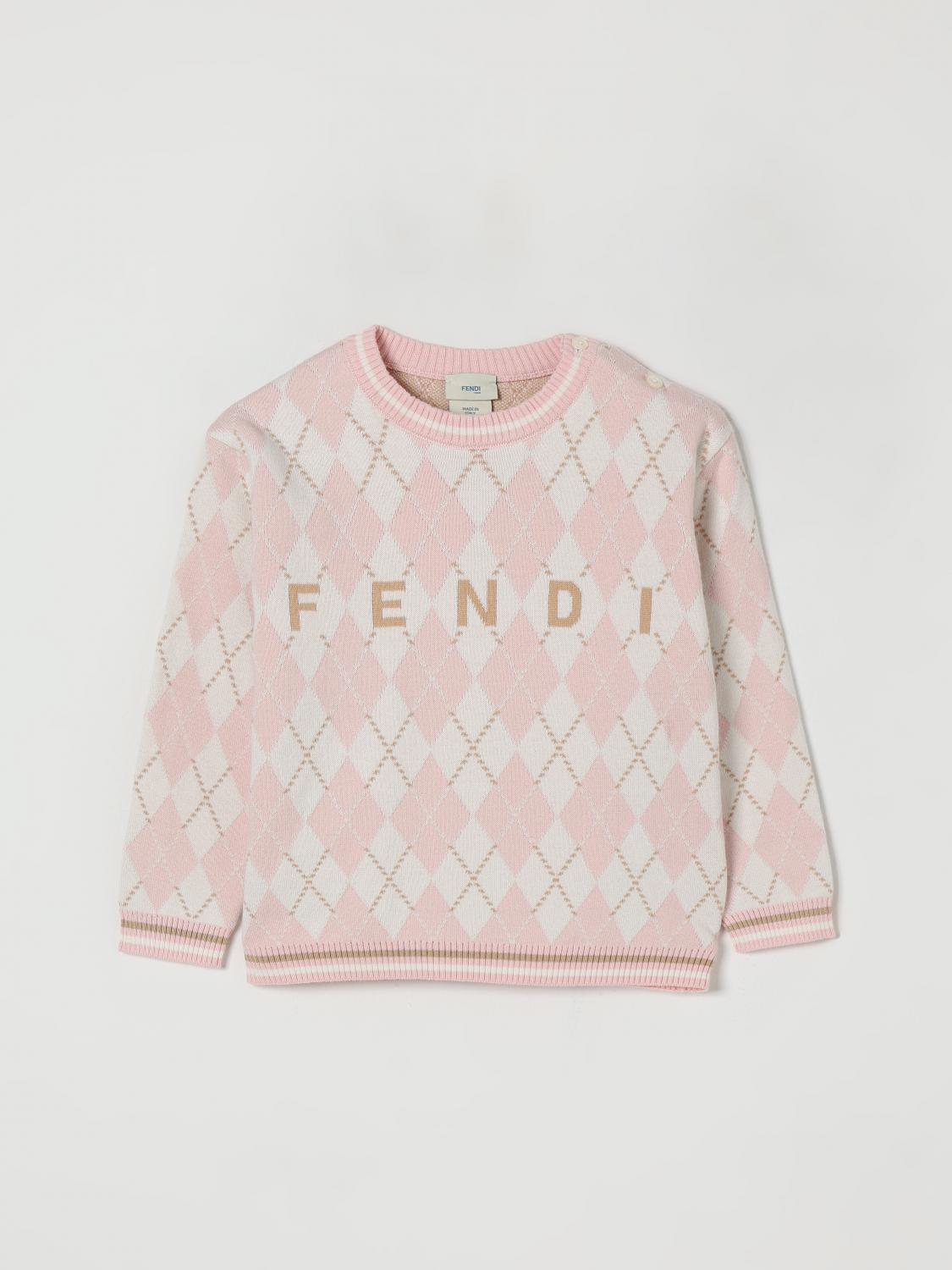 FENDI Maglia a rombi con logo