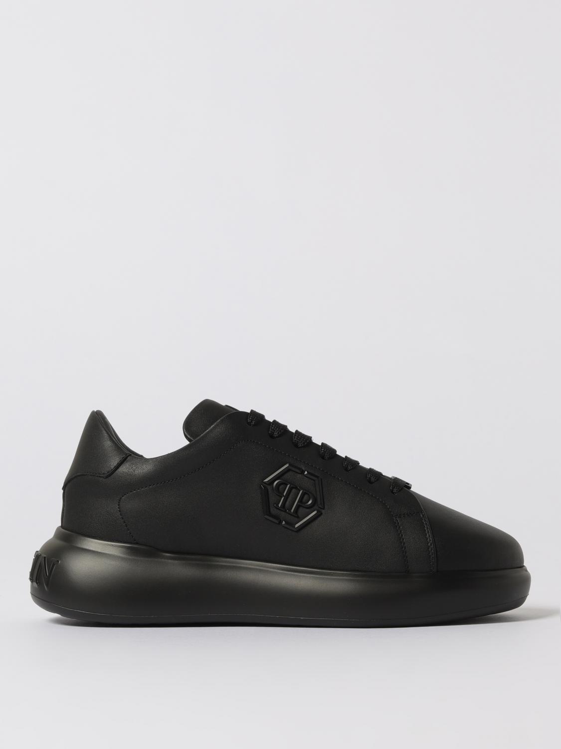 Philipp Plein Hexagon Low Top Sneakers In Black