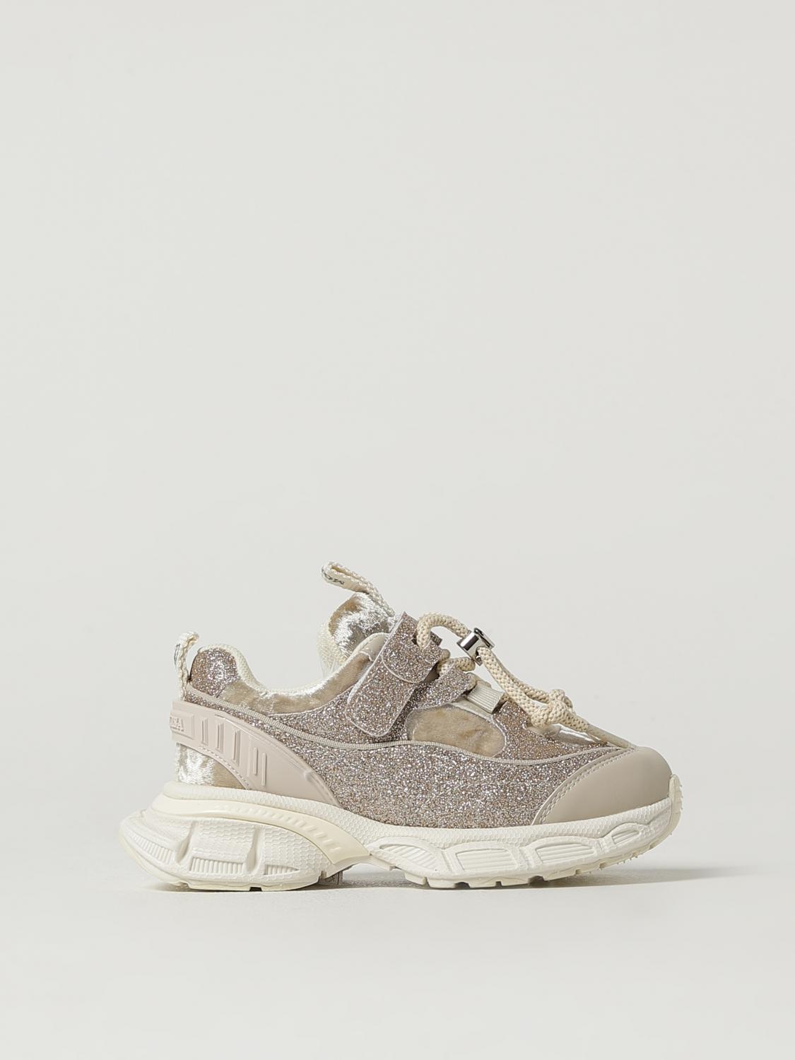 Monnalisa Sneakers Kids Color Beige In Neutral
