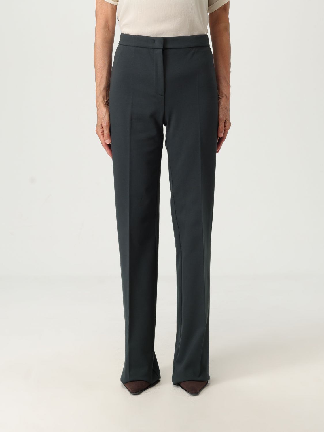Pinko Pants  Woman Color Green In Green