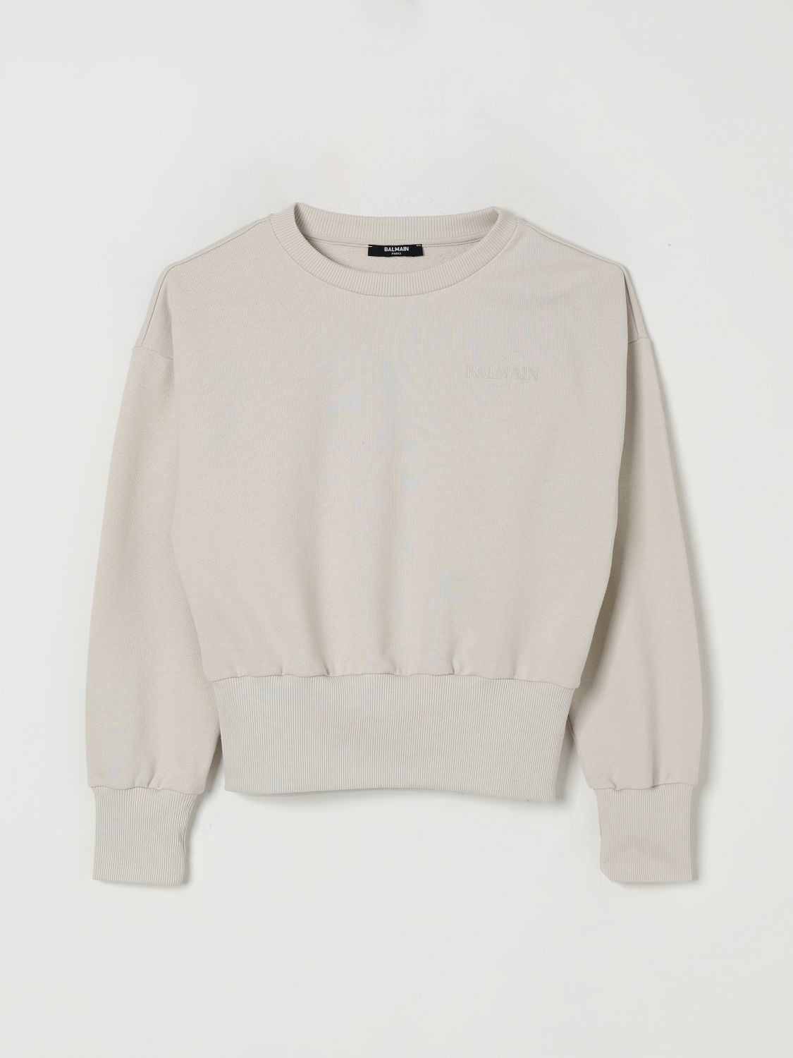 Balmain Sweater Kids Color Beige In White
