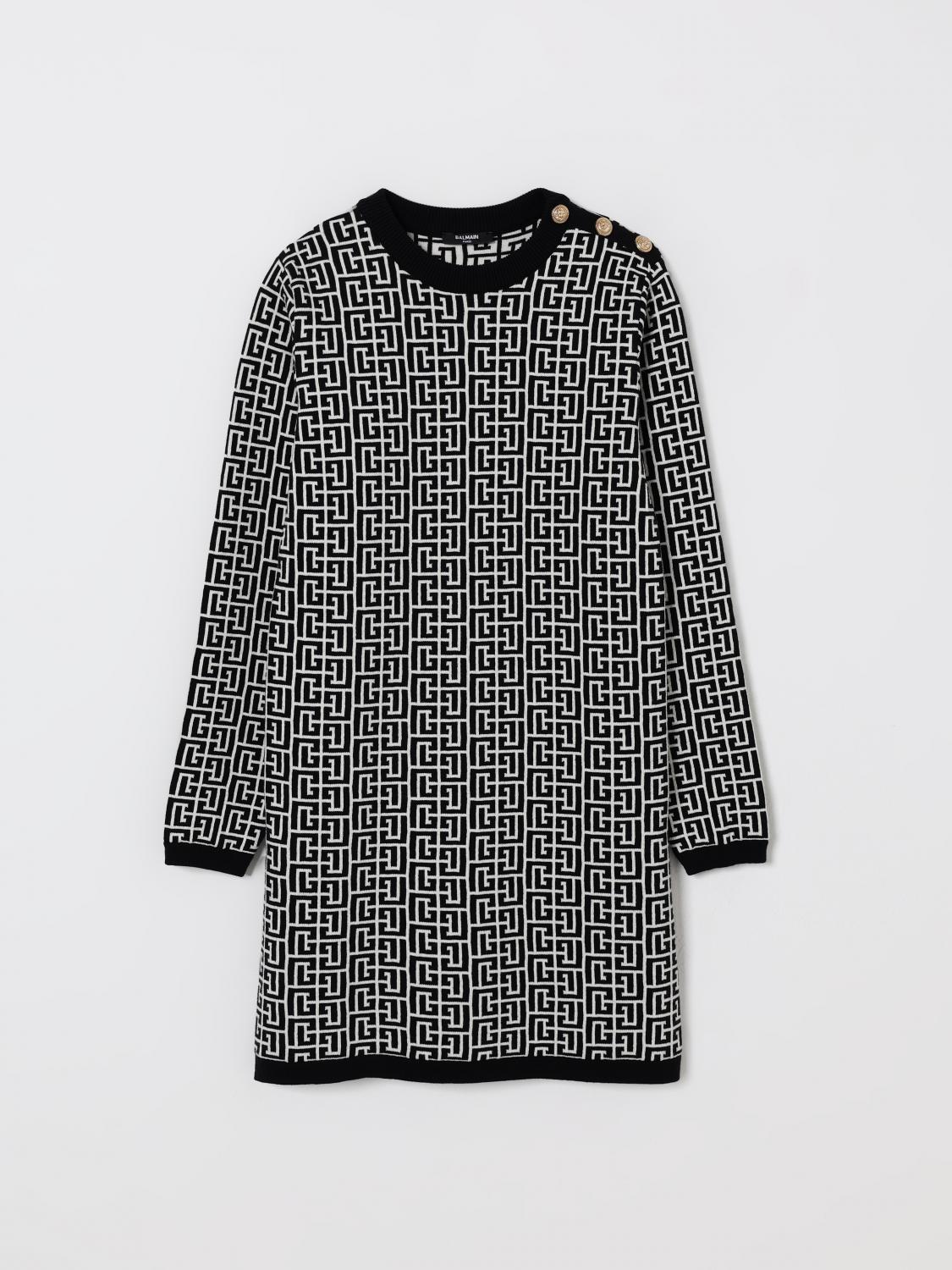 Balmain Mädchen Elfenbein Dress Kids Color