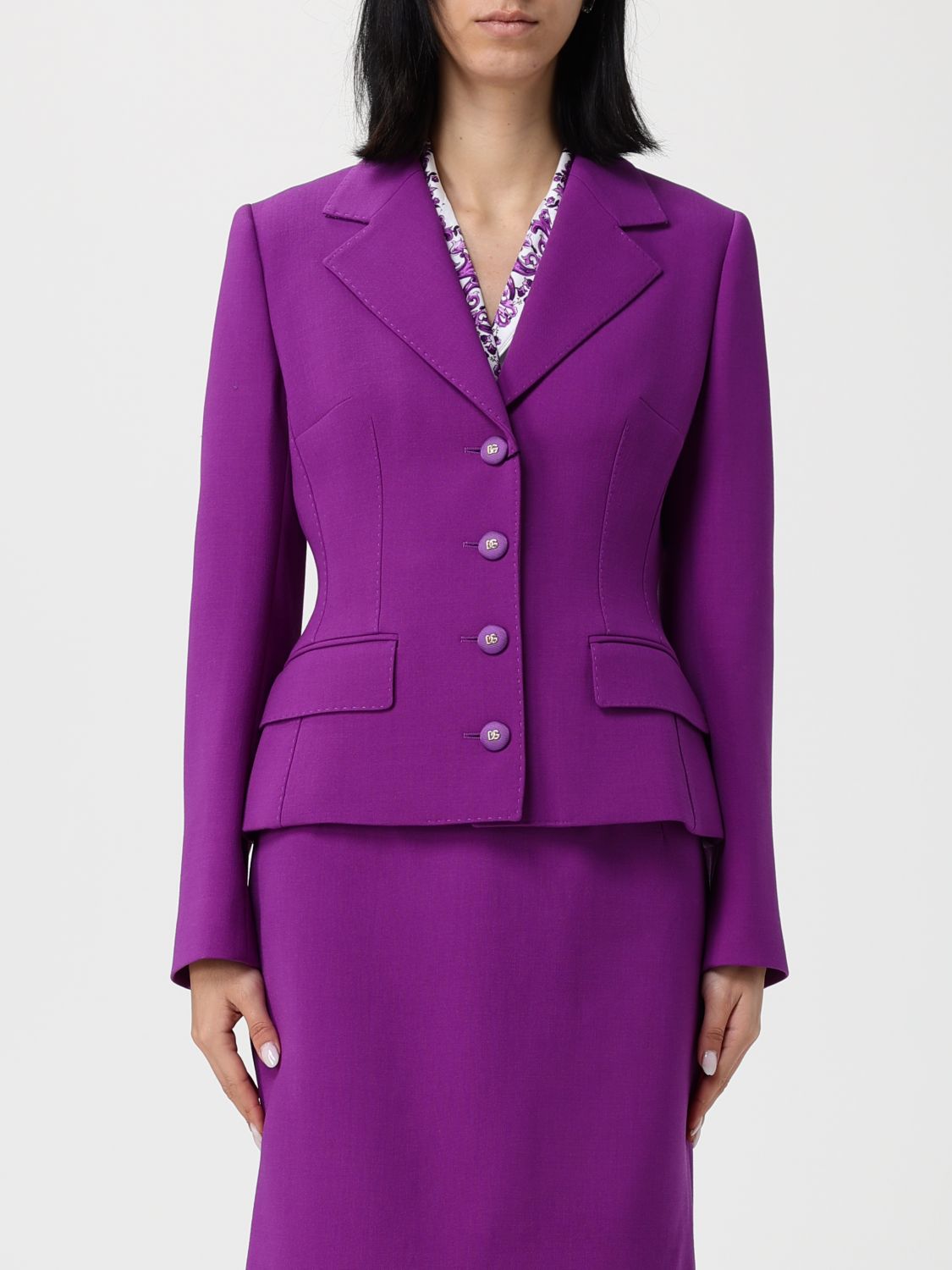 Blazer DOLCE & GABBANA Woman color Violet