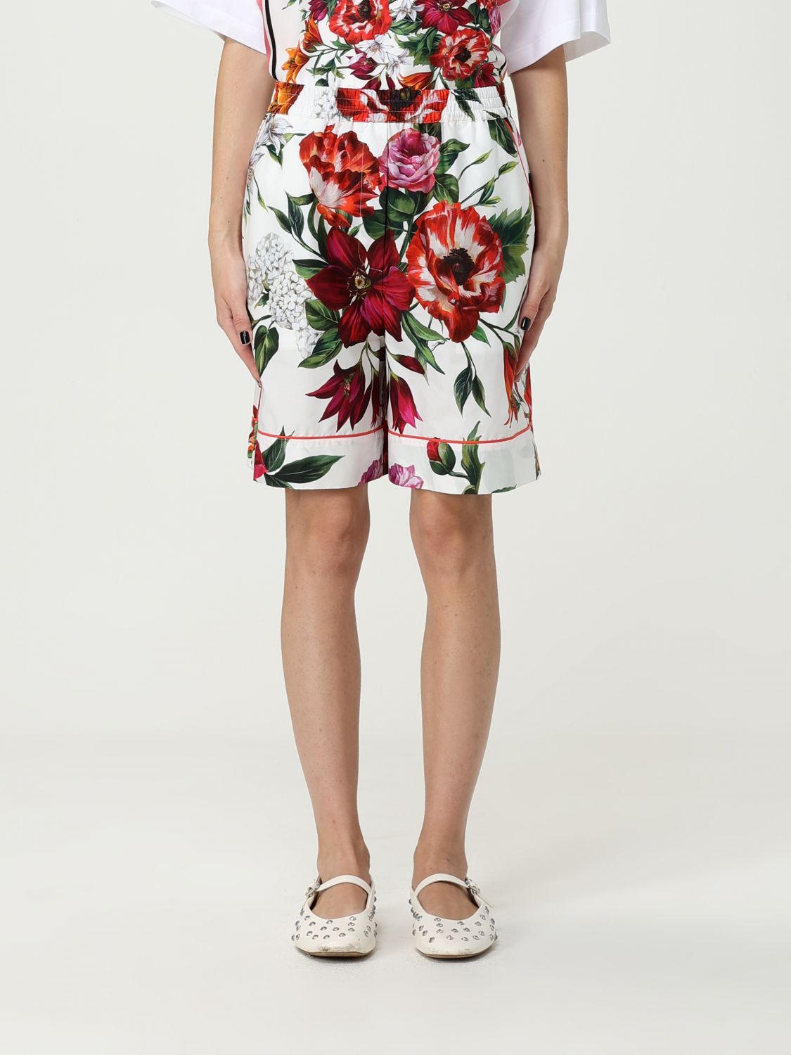 Dolce & Gabbana Short  Woman Color White In White