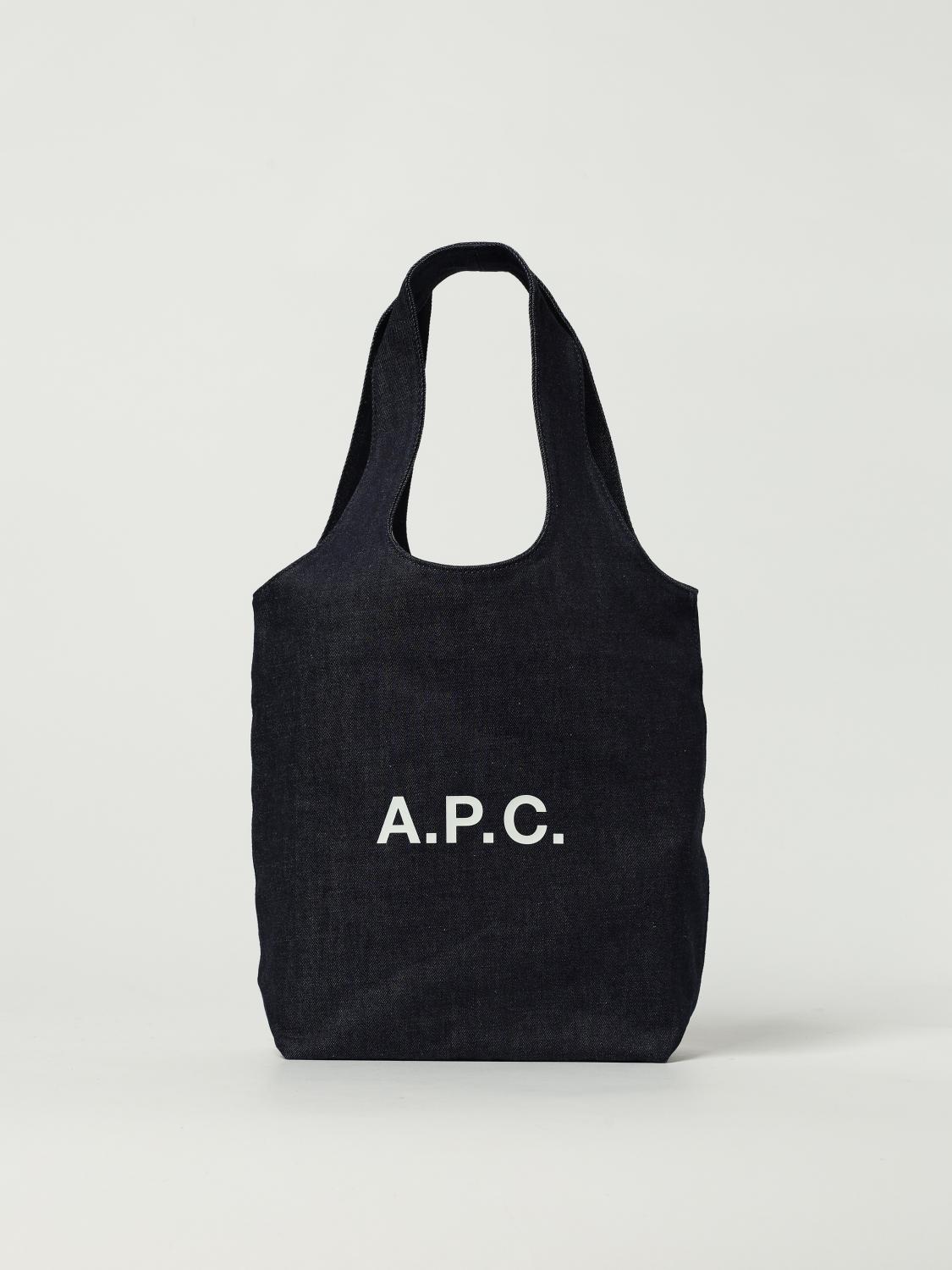 Tote Bag A. P.C. Woman color Indigo