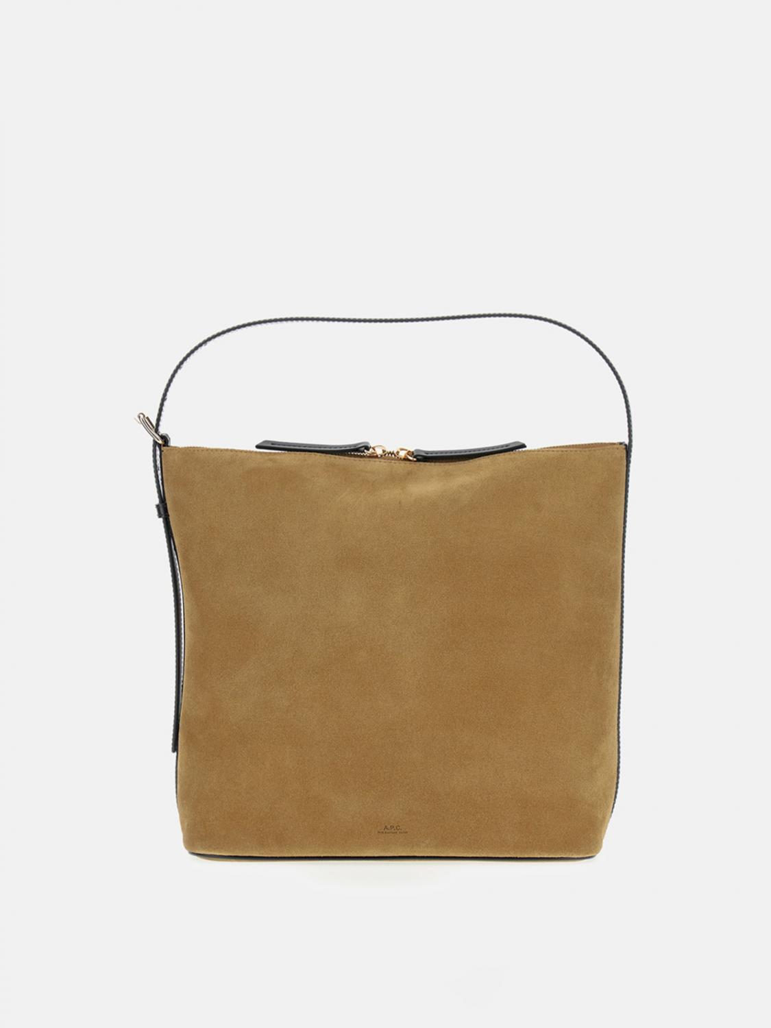 Shoulder Bag A. P.C. Woman color Beige