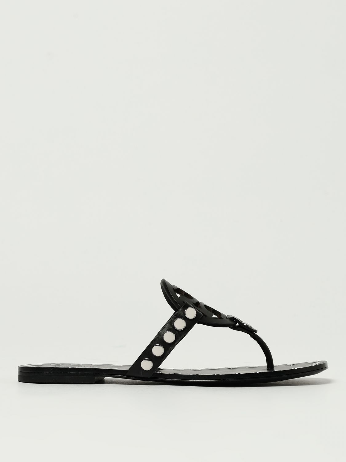 Tory Burch Flat Sandals Woman Color Black In Black