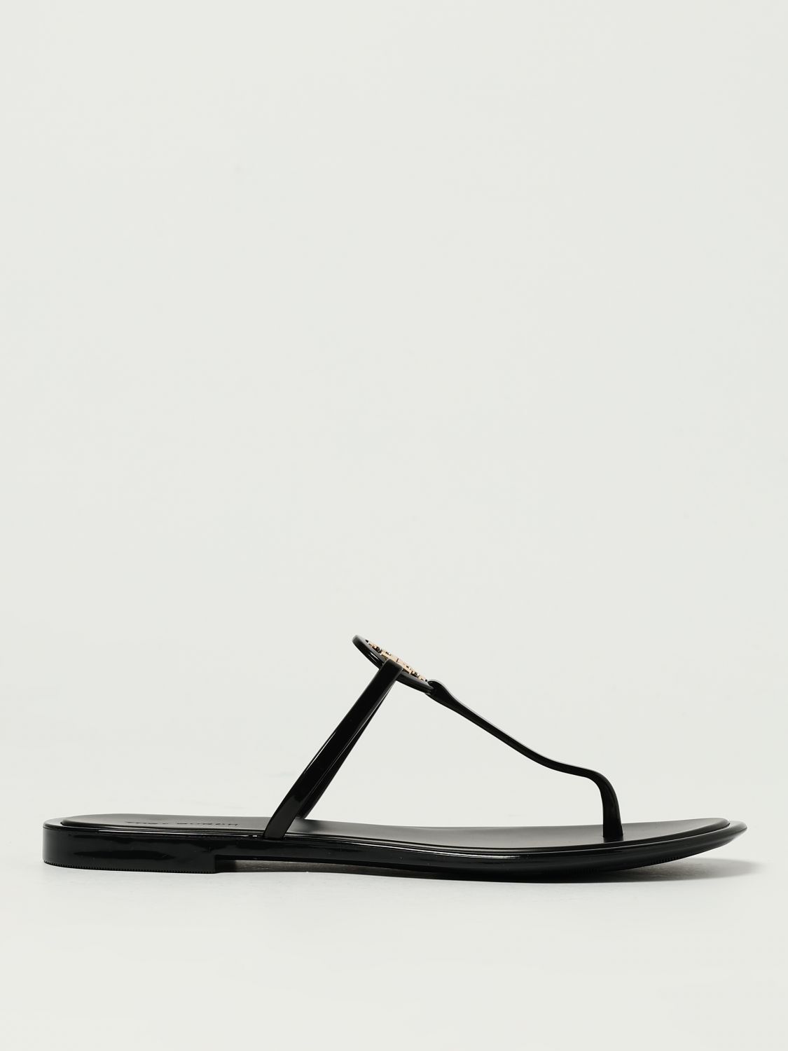 Tory Burch Flat Sandals Woman Color Black In Black