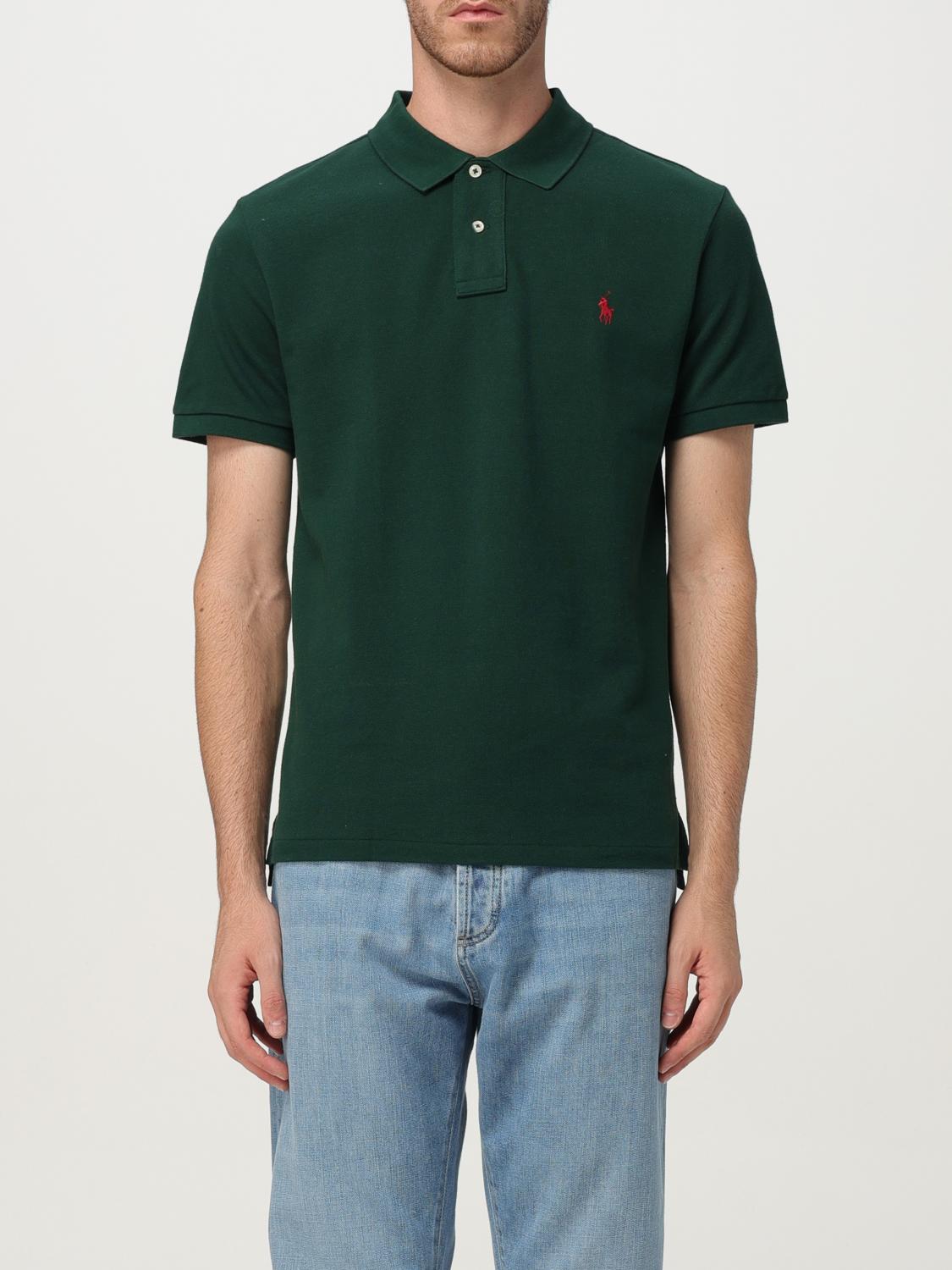 Polo Ralph Lauren Cotton Piquet Polo Shirt In Green