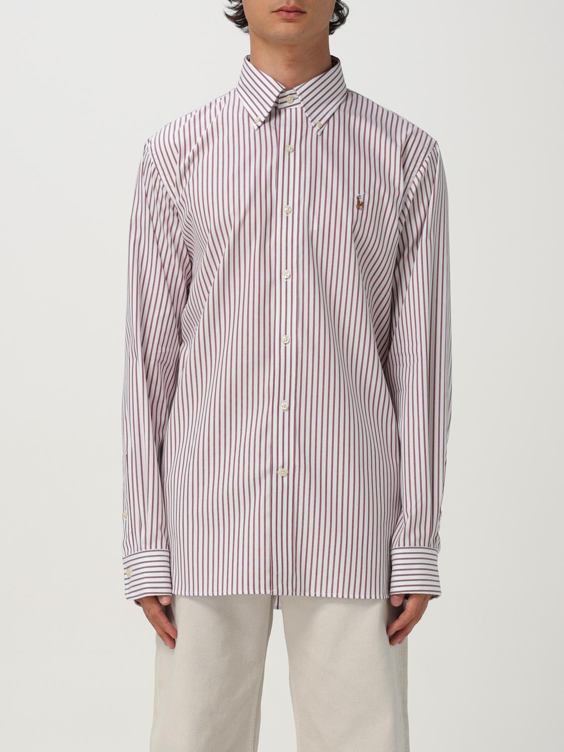 Polo Ralph Lauren Shirt  Men Color Burgundy In Burgundy