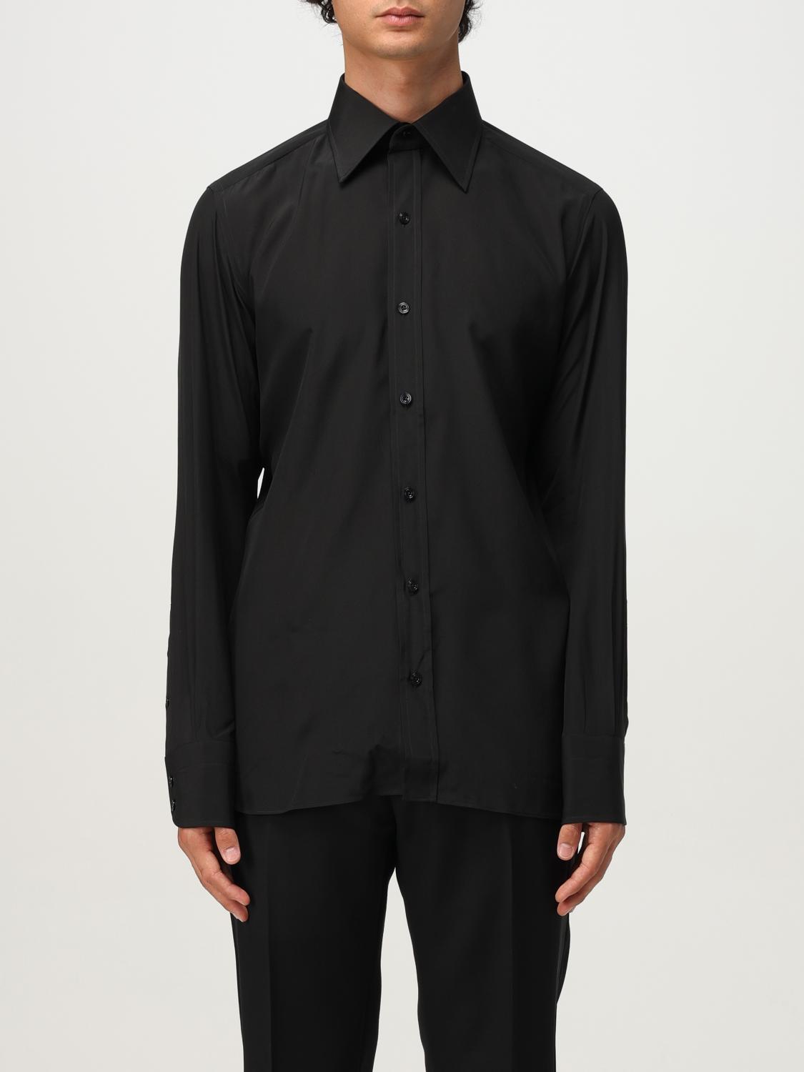Tom Ford Lightweight Lyocell Slim-fit Shirt In Black
