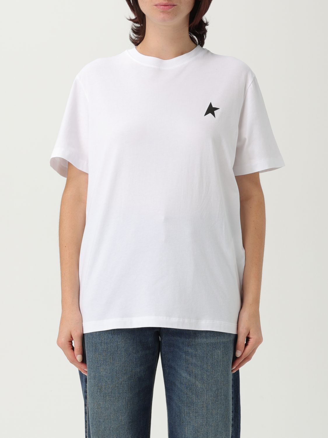 Golden Goose Deluxe Brand Women Regular Cotton T-shirt In White