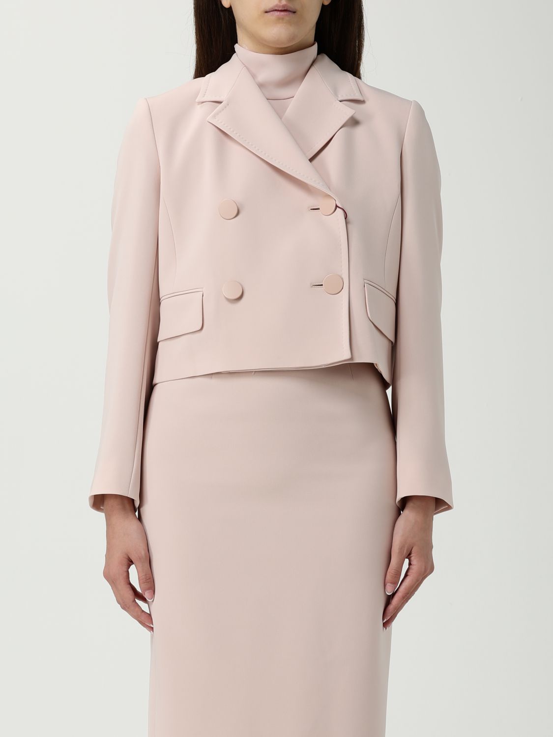 Max Mara Caprera Double-breasted Jacket In Multi