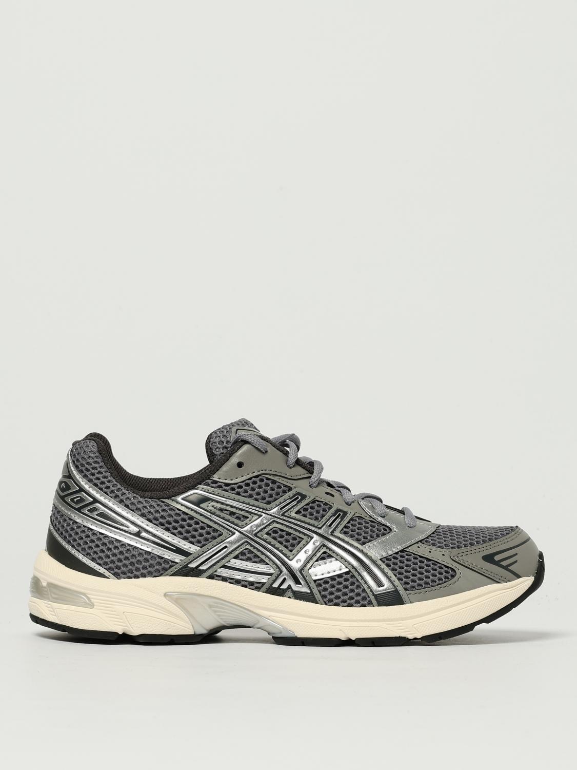 Asics Mens Clay Grey Pure Silver Gel 1130 Leather And Mesh Low-top Trainers In Gray