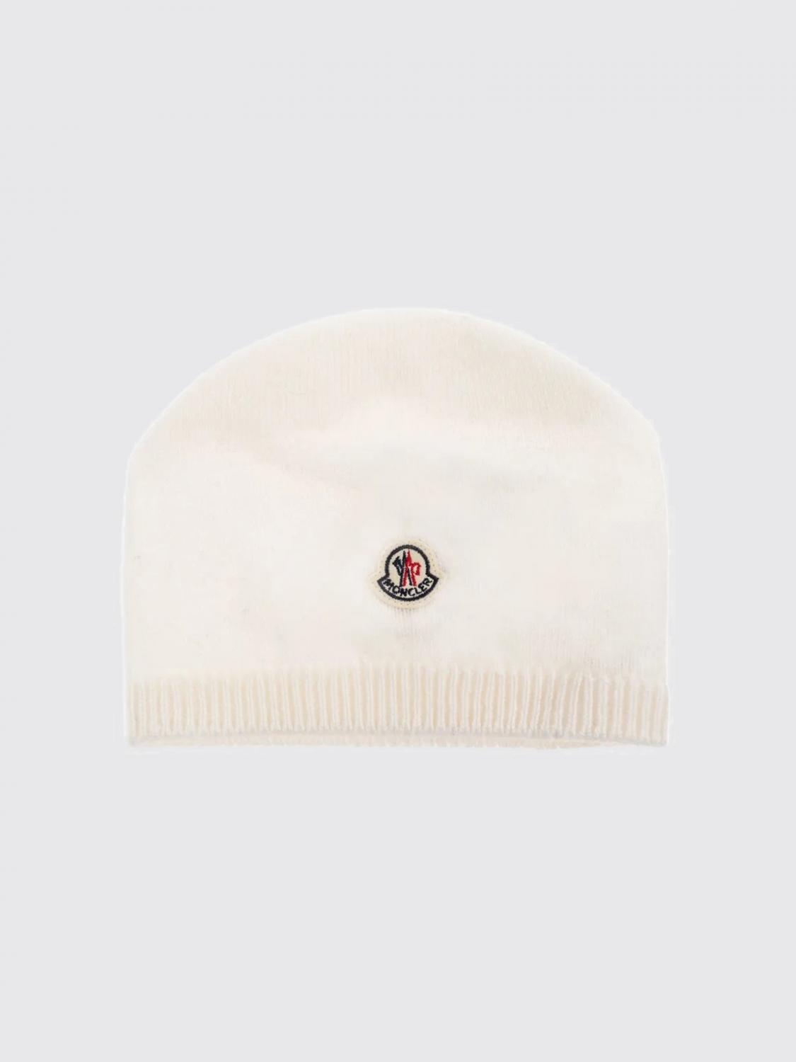 MONCLER Hut Kinder Farbe Weiß