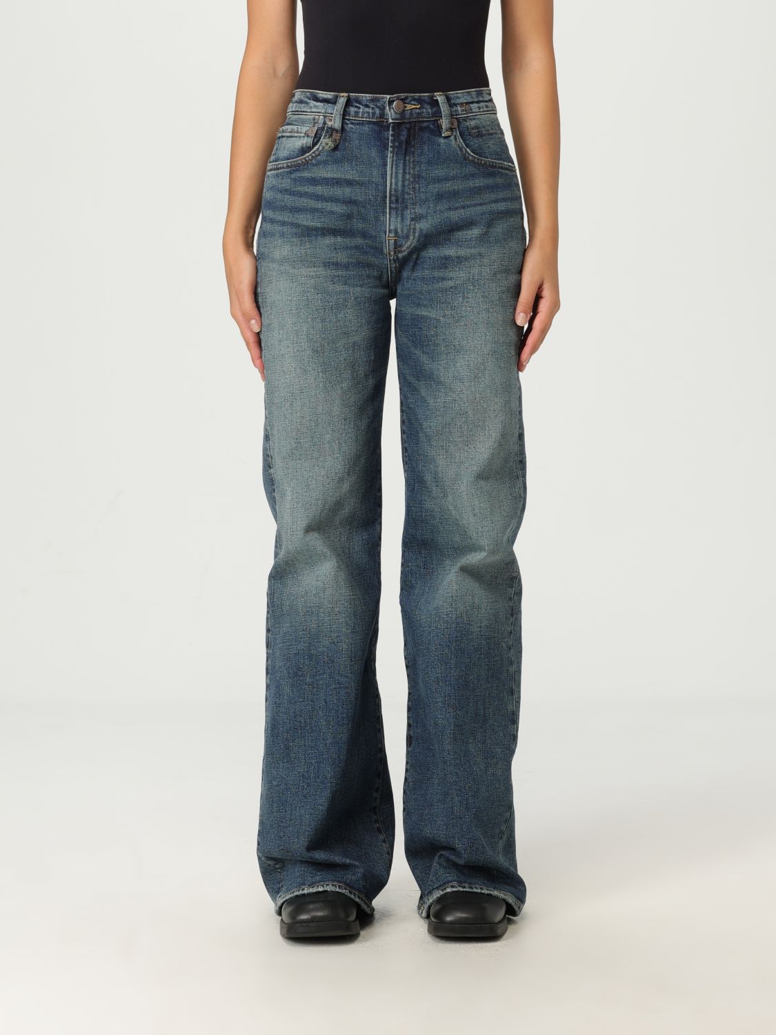 R13 Jeans  Woman Color Blue