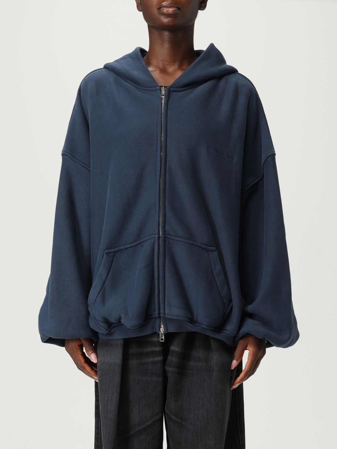 Alexander Wang Sweatshirt  Woman Color Navy In Blue
