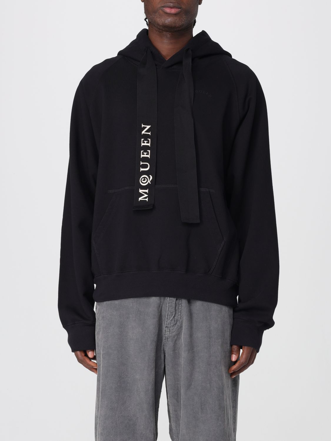 Alexander Mcqueen Sweatshirt Mcqueen Men Color Black In Blue