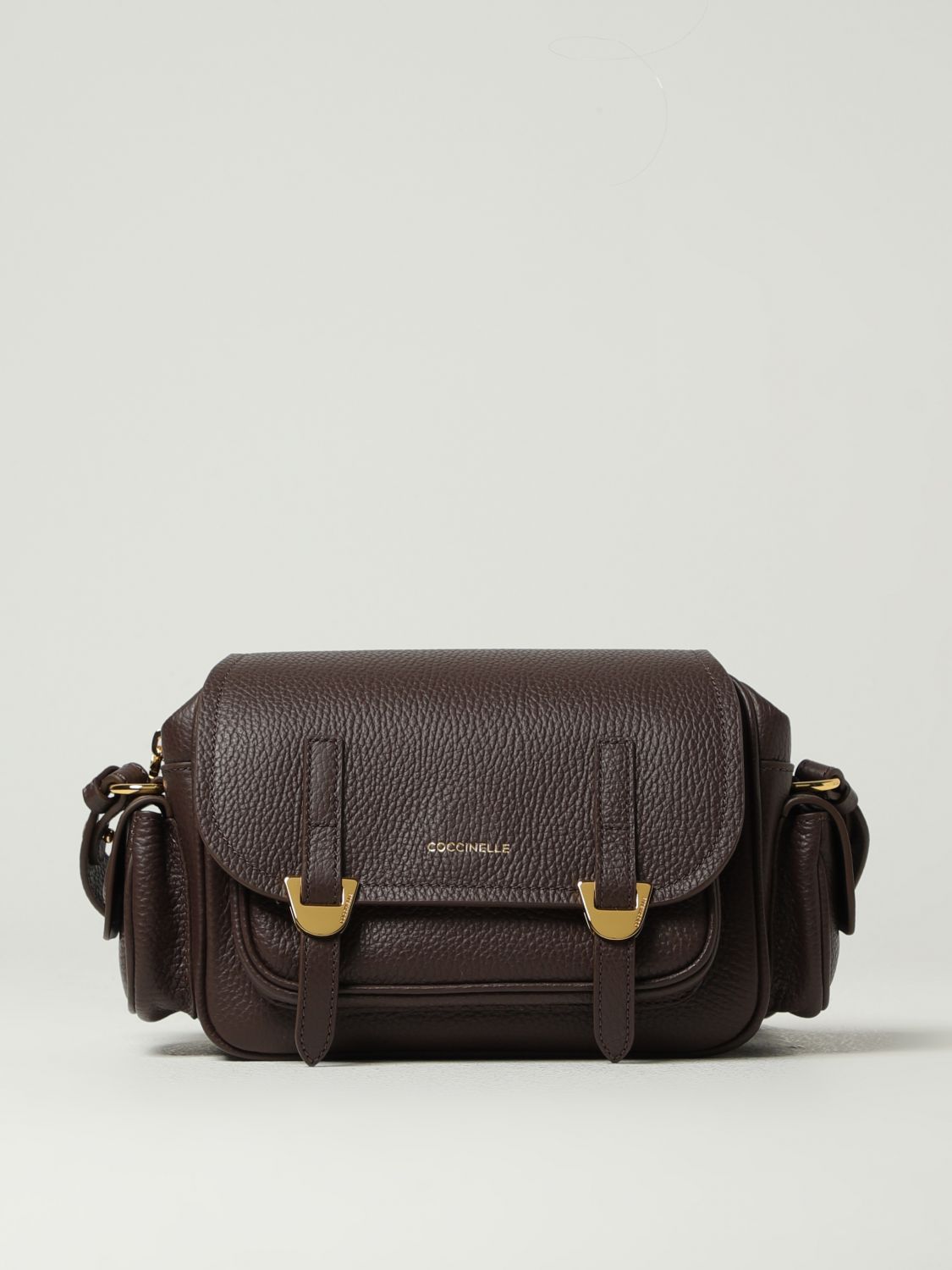 Coccinelle Campus Crossbody Bag In Brown