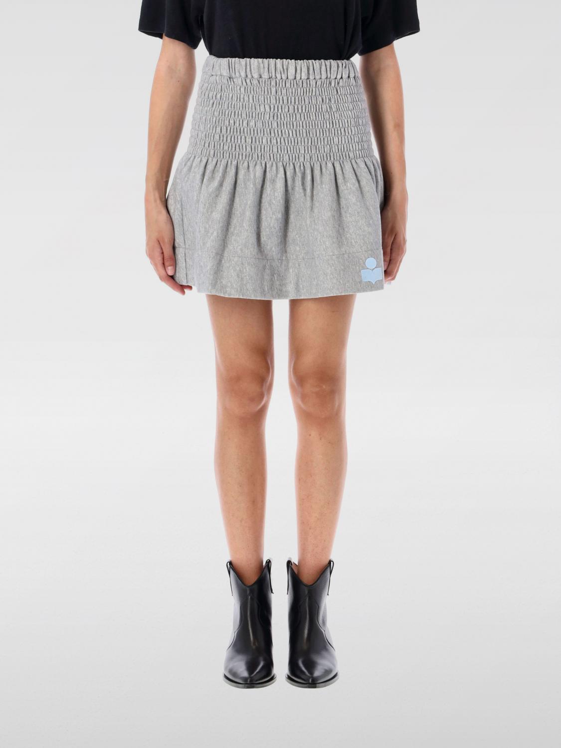 Isabel Marant ISABEL MARANT ETOILE Skirt Woman color Grey　ISABEL MARANT ETOILE スカート レディース カラー グレー