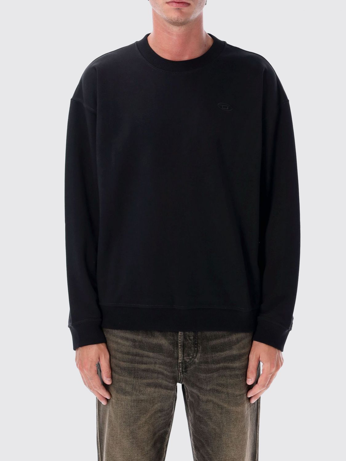 Diesel S-boxt-t2 Sweatshirt In Black