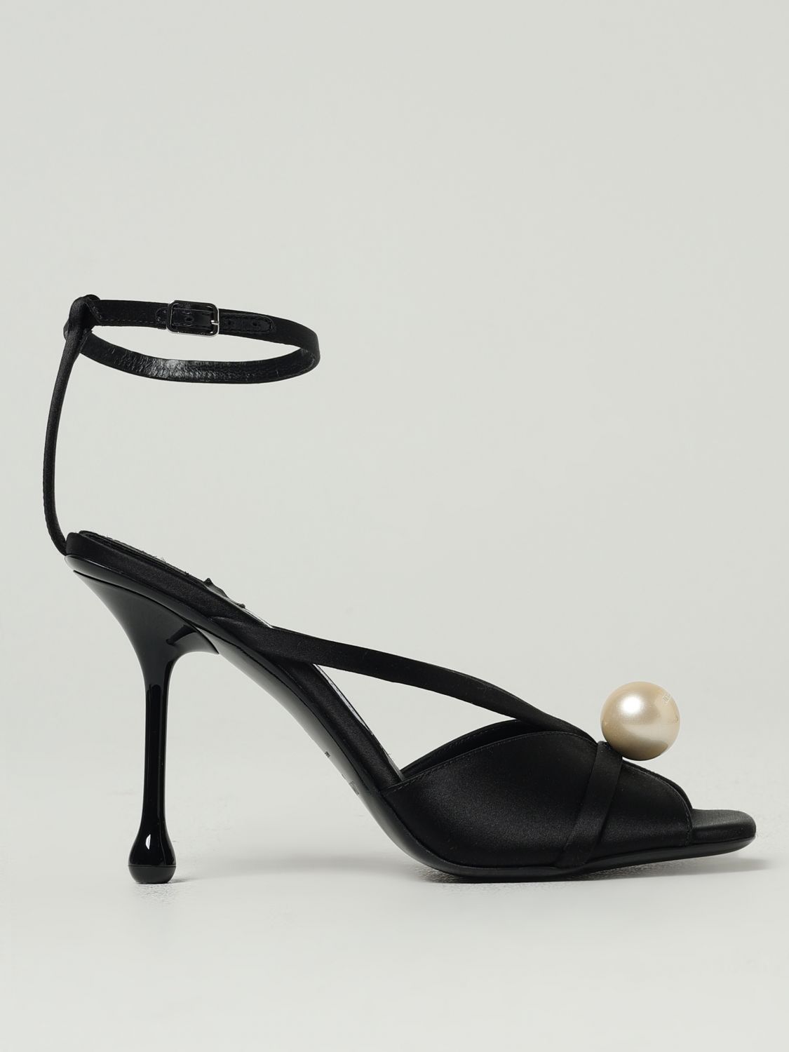 Jimmy Choo Flat Sandals  Woman Color Black In Black