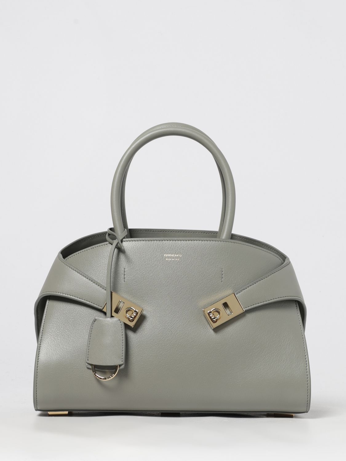 Ferragamo Handbag  Woman Color Grey In Gray