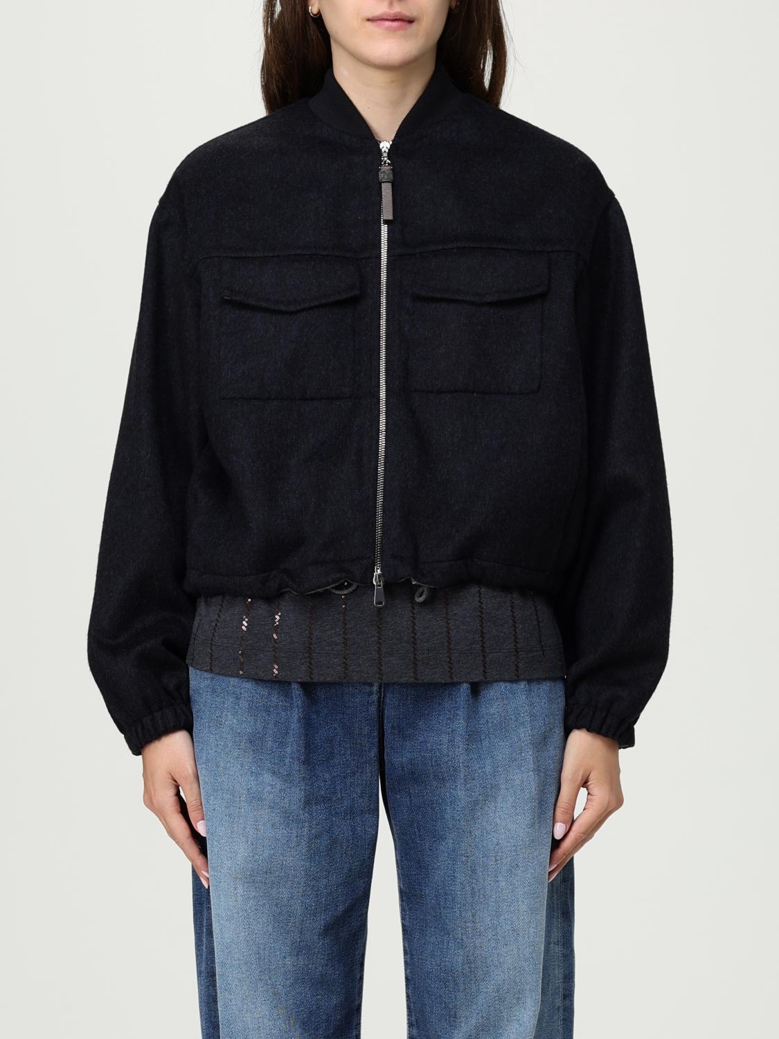 Brunello Cucinelli Jacket  Woman Color Blue In Blue