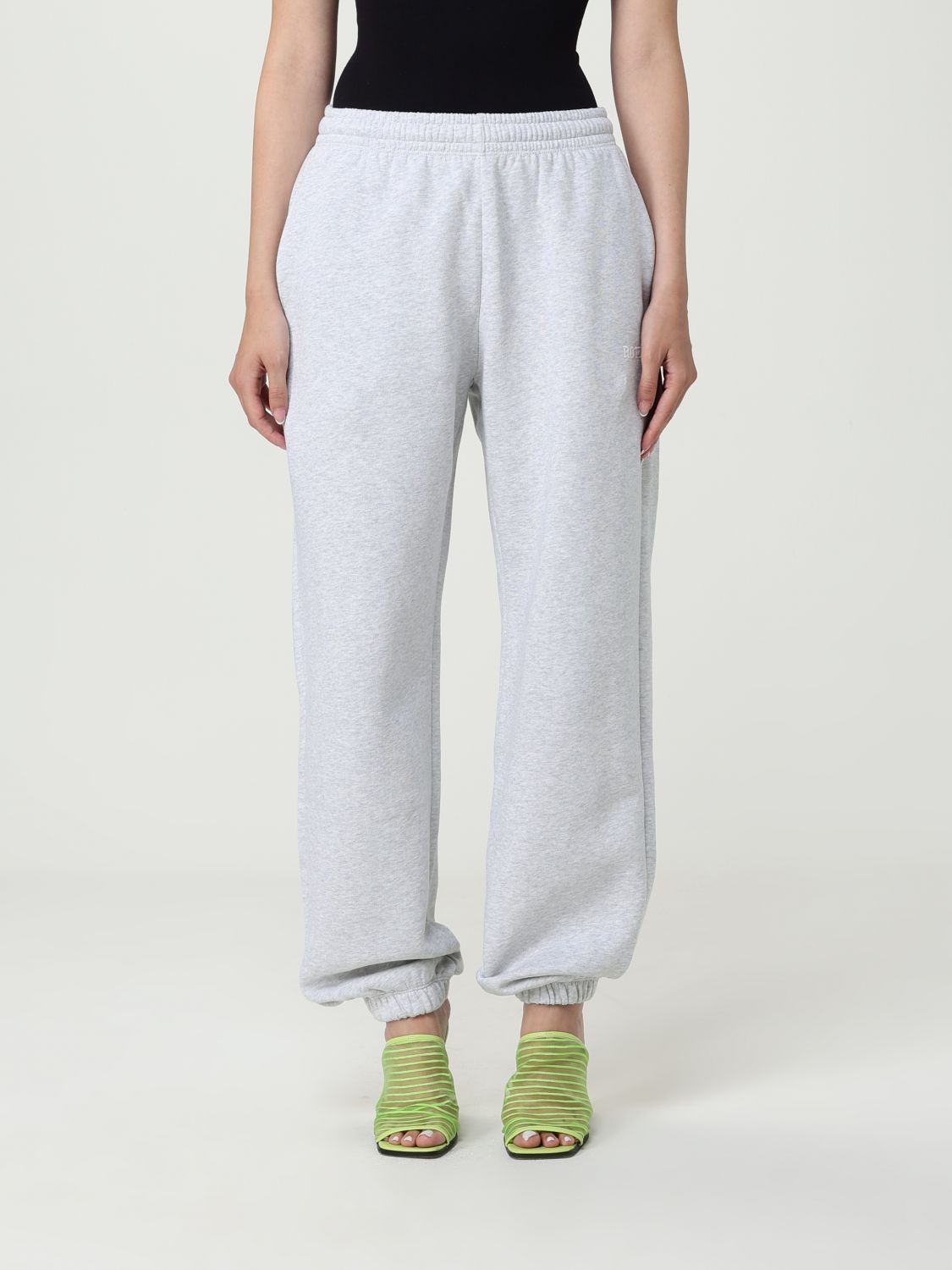 Rotate Birger Christensen Pants Rotate Woman Color Grey In Gray