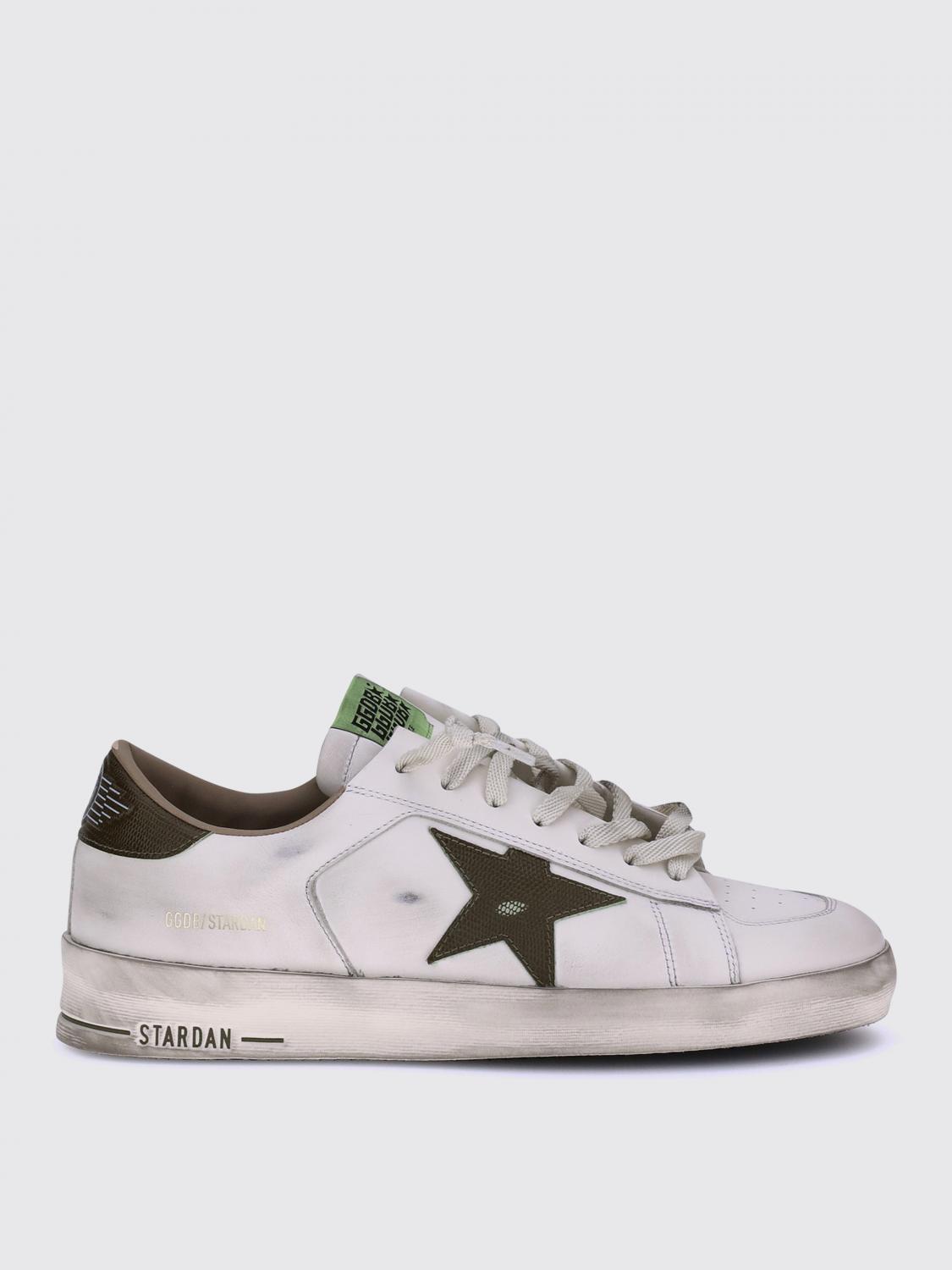 Golden Goose Tejus Printed Star Sneakers With Leather Upper And Rubber Sole In Animal Print