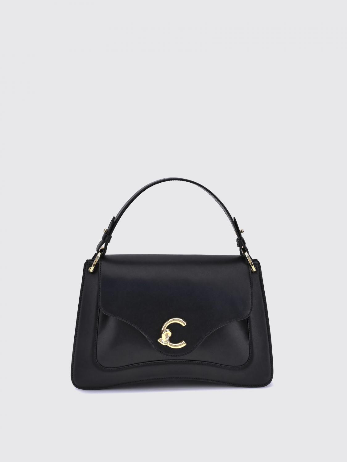 Coccinelle Medium C-me Handbag In Black