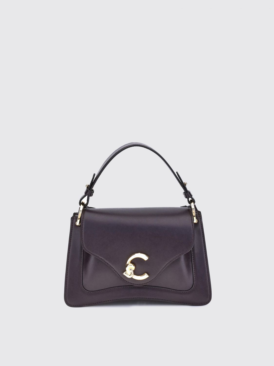 Coccinelle C-me Foldove Top Medium Tote Bag In Purple
