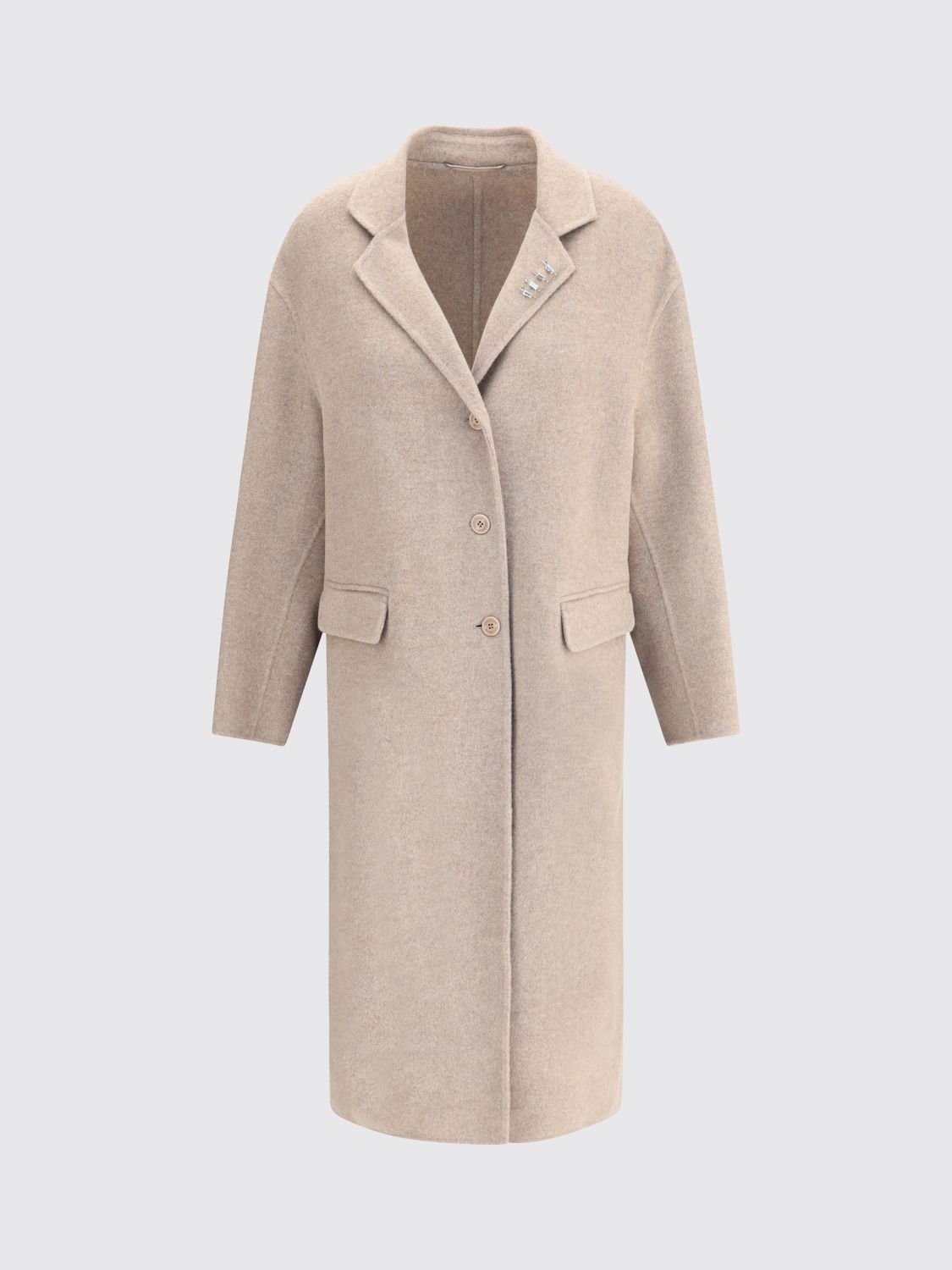 Ermanno Scervino Wool Coat In Multi