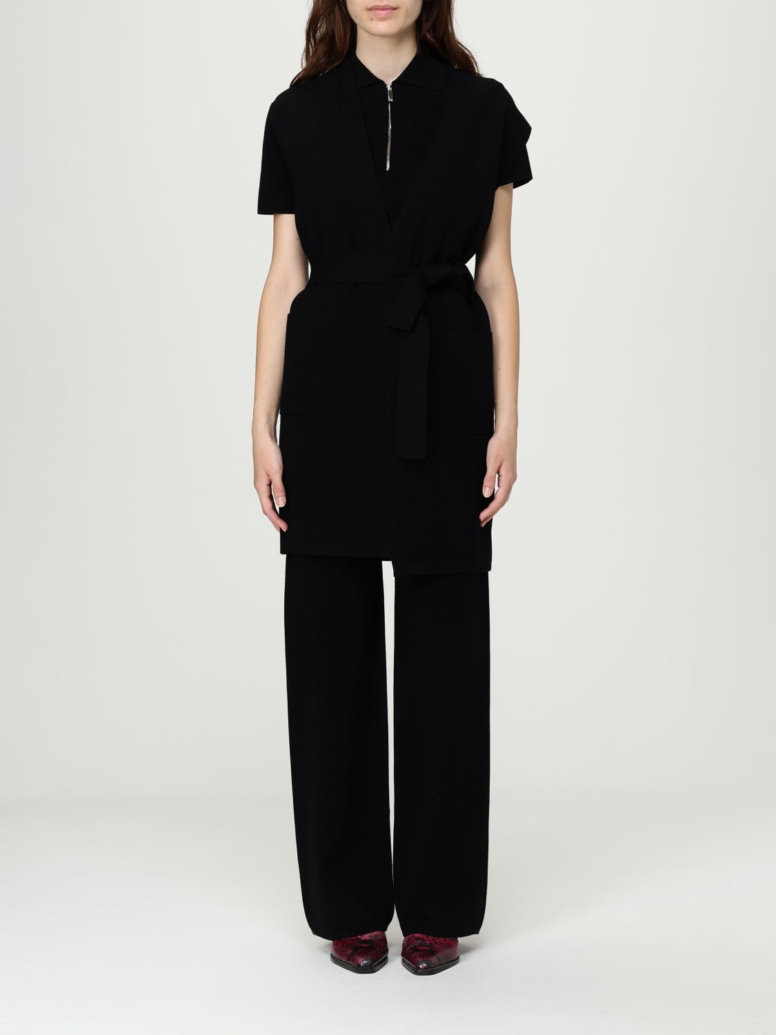 Max Mara Jacket Woman Studio In Animal Print