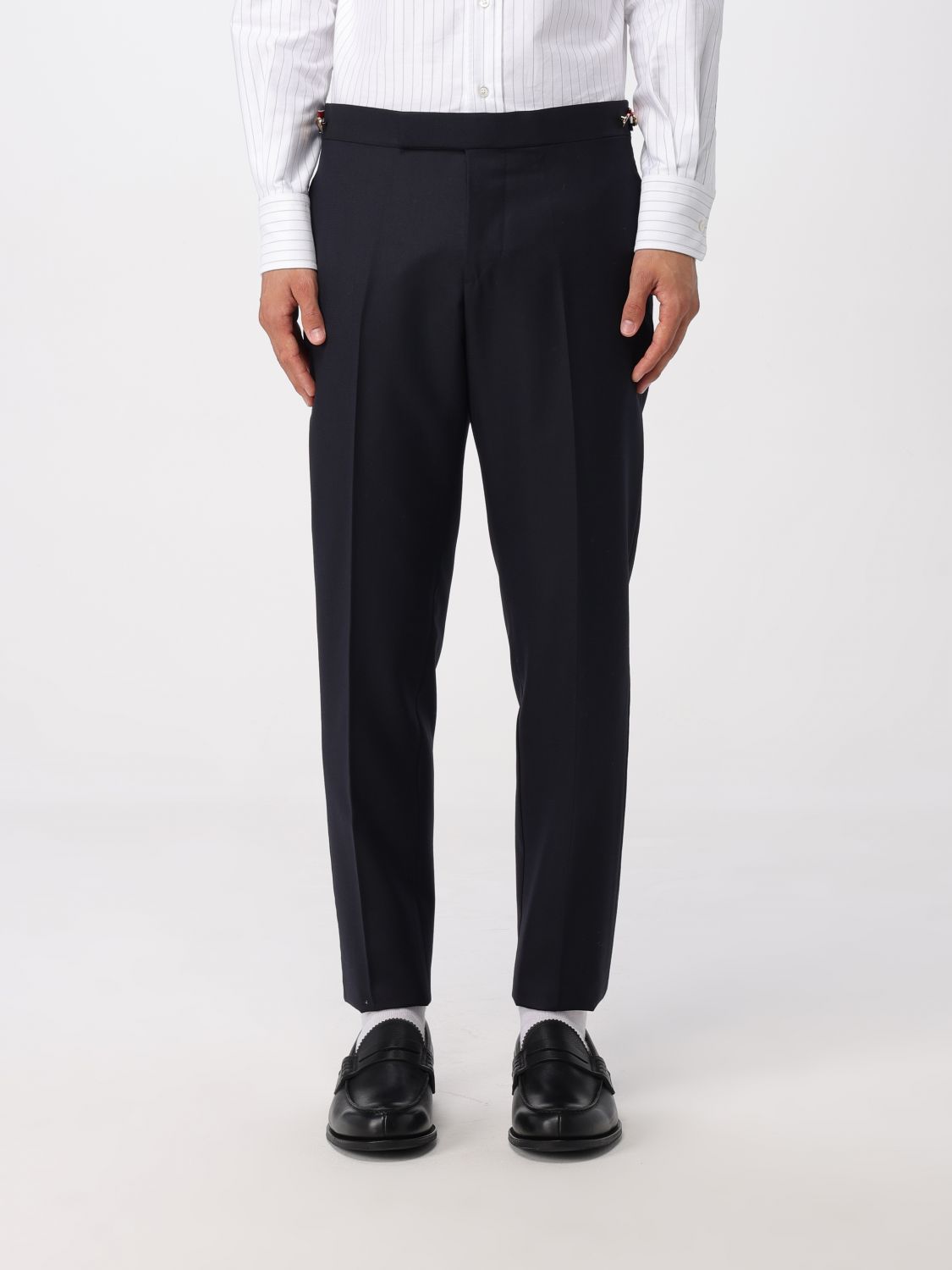 Thom Browne Pants  Men Color Navy In Blue