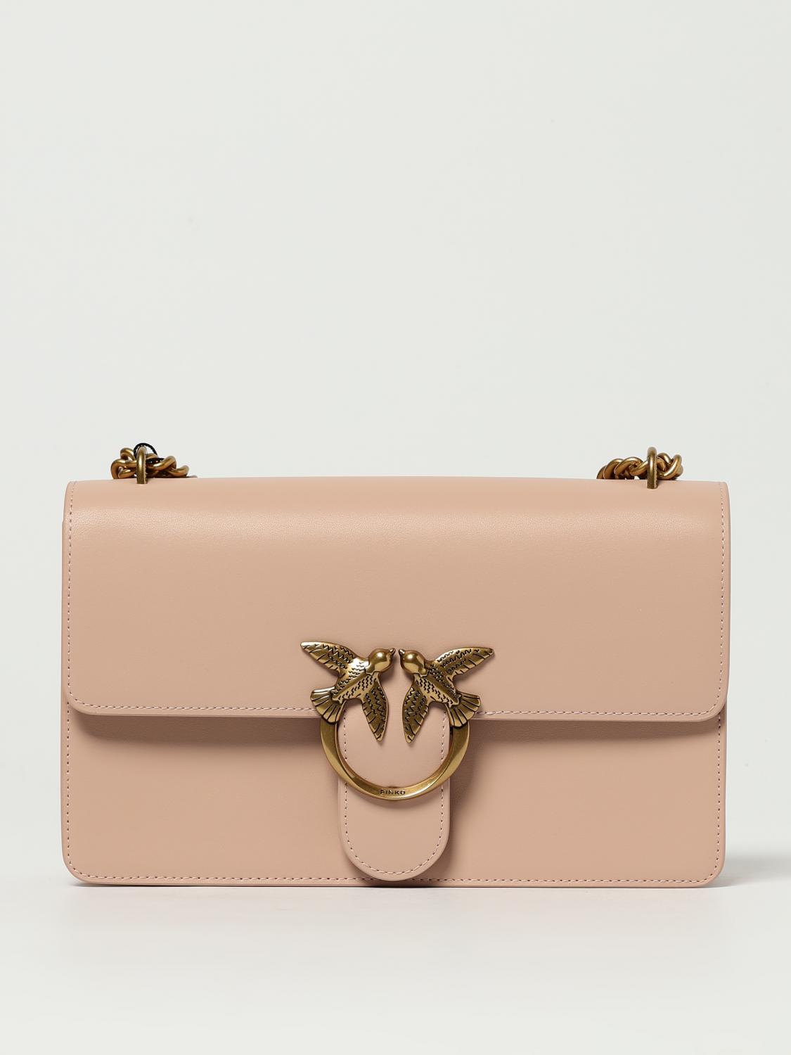 Pinko Shoulder Bag Woman Color Blush Pink In Nude