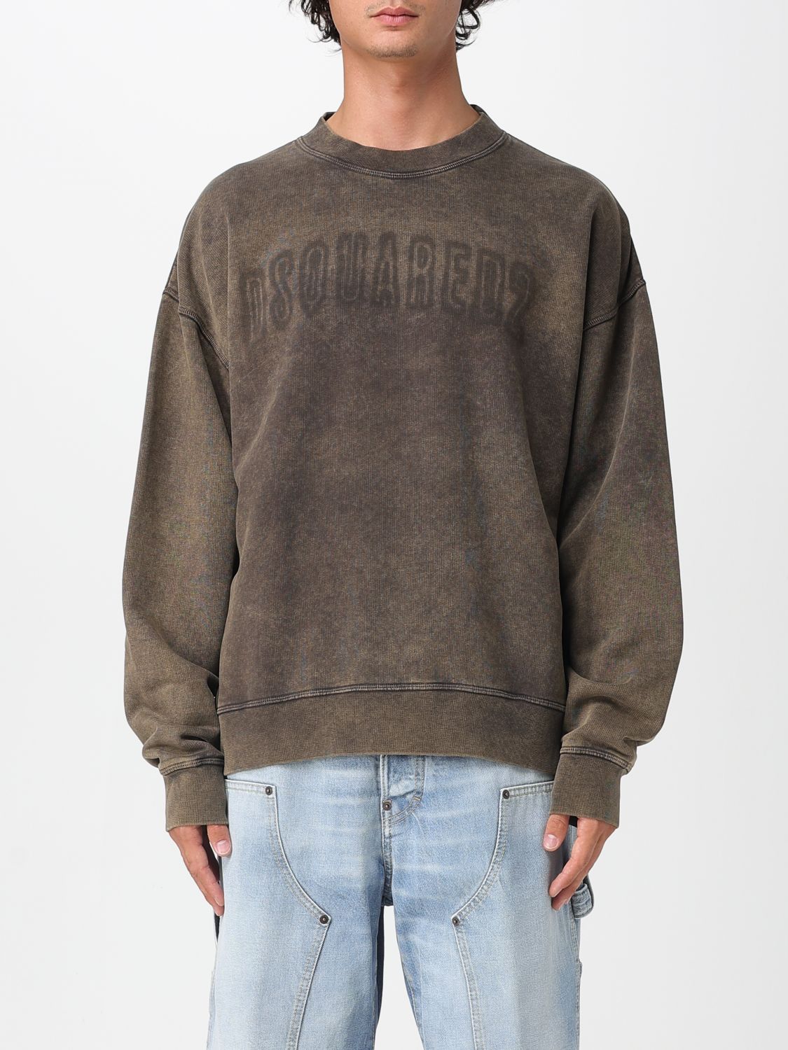 Dsquared2 Sweatshirt  Men Color Brown In Green