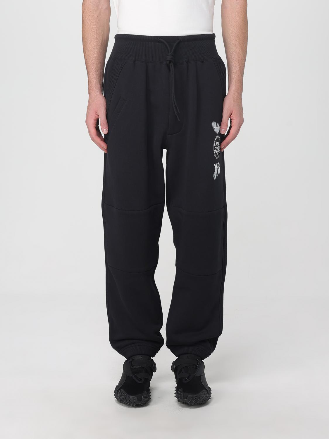 Y-3 Cuffed Track Pants Elastic Waistband In Black