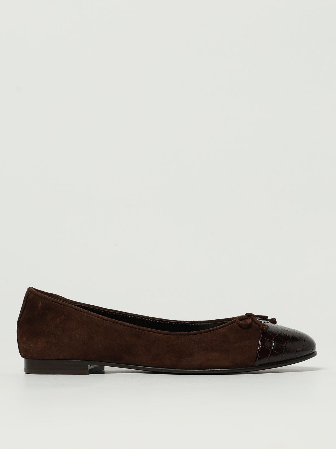 Tory Burch Ballet Flats Woman Color Brown In Brown