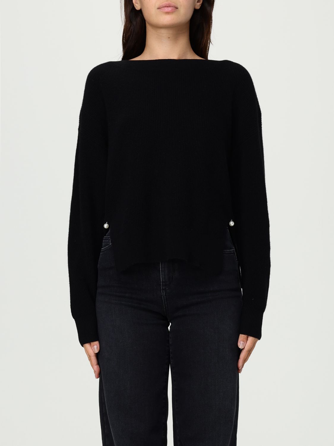 Liu •jo Sweater Liu Jo Woman Color Black In Black