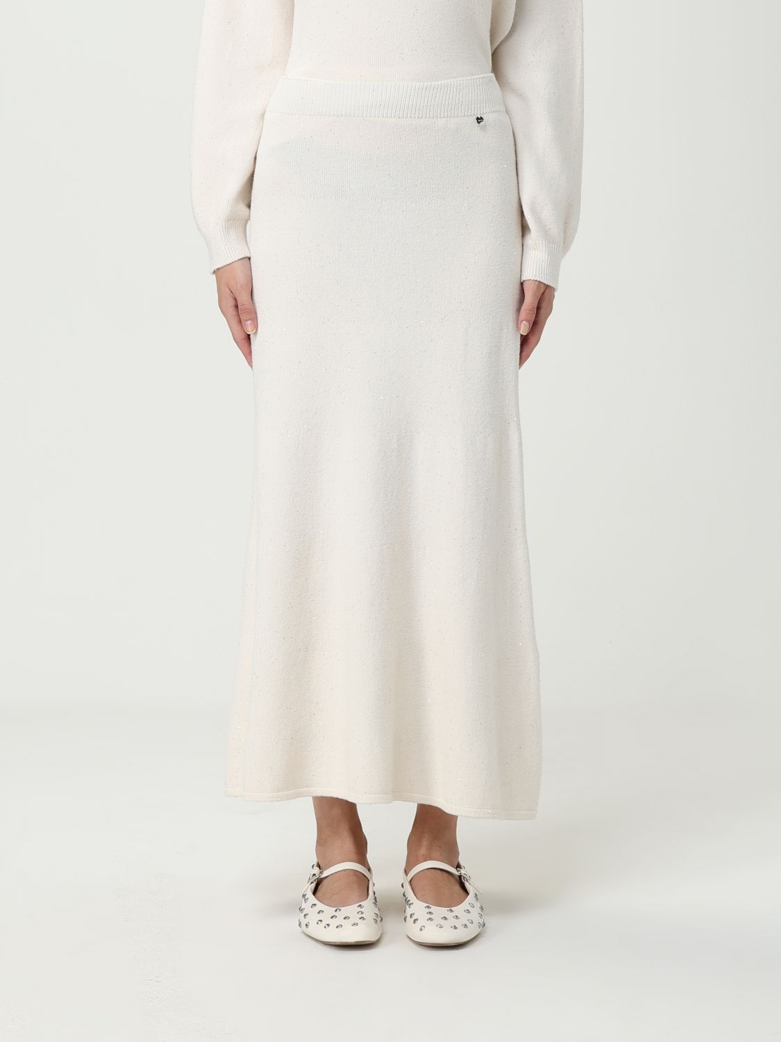 Liu •jo Skirt Liu Jo Woman Color White In White