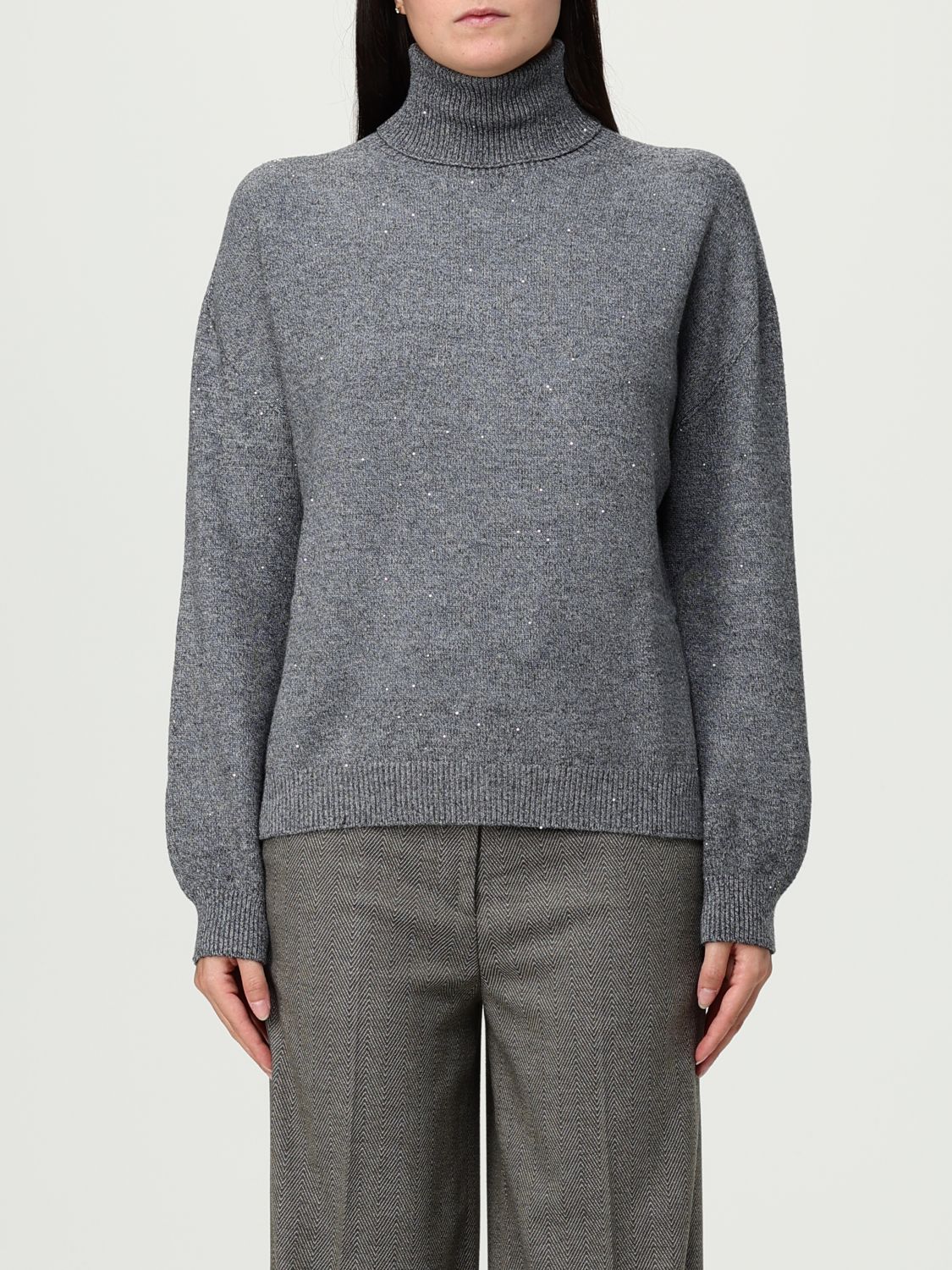 Liu •jo Sweater Liu Jo Woman Color Grey In Gray