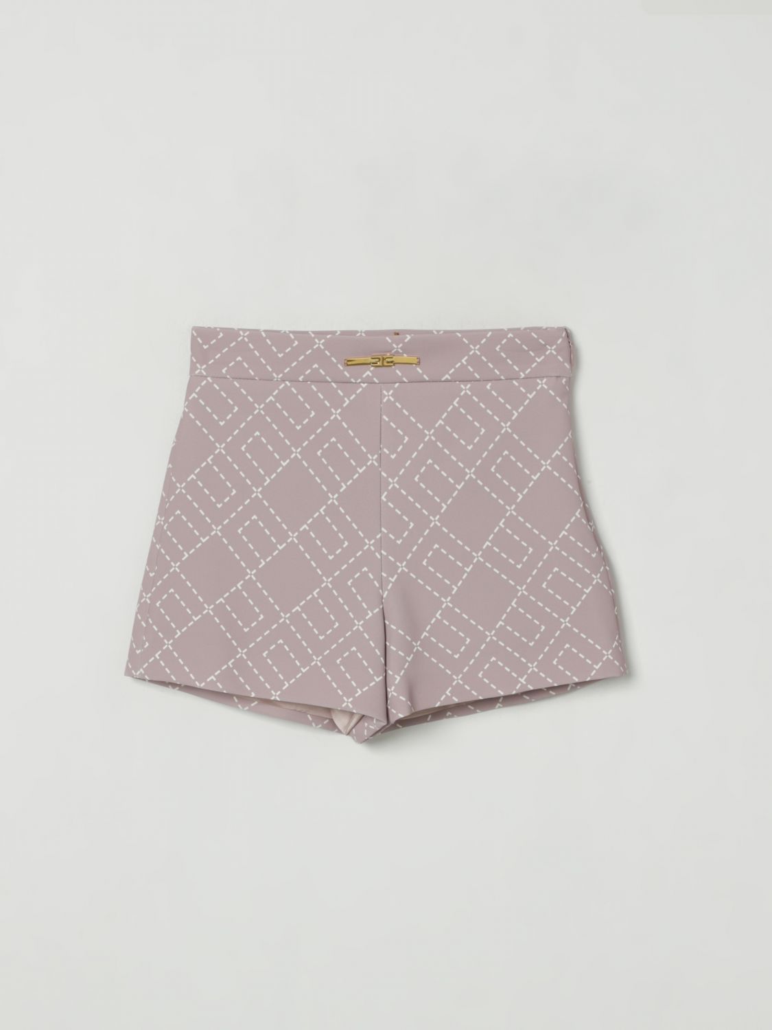 Elisabetta Franchi La Mia Bambina Short Kids Color Milk In Pink