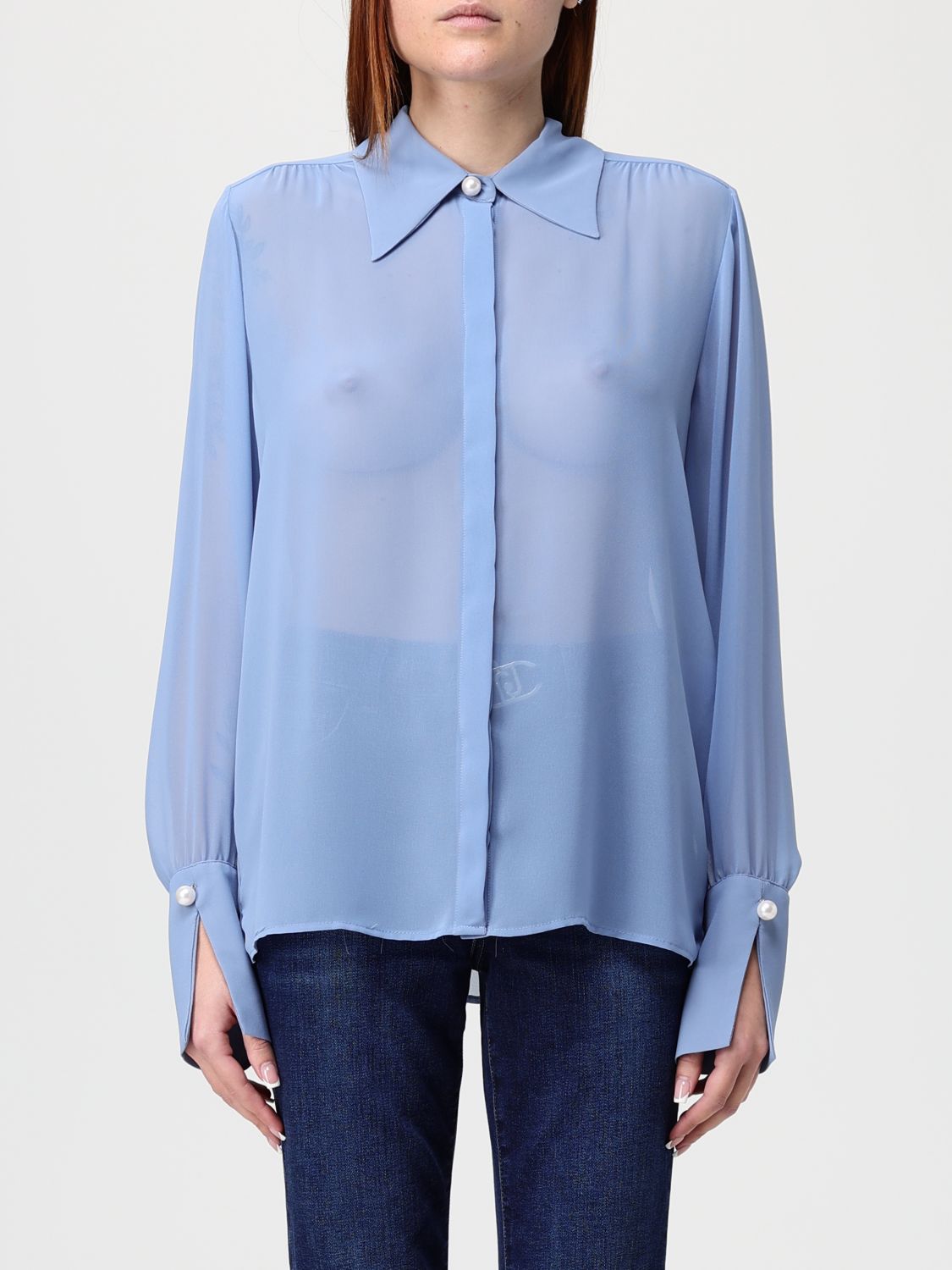 Liu •jo Shirt Liu Jo Woman Color Blue In Blue