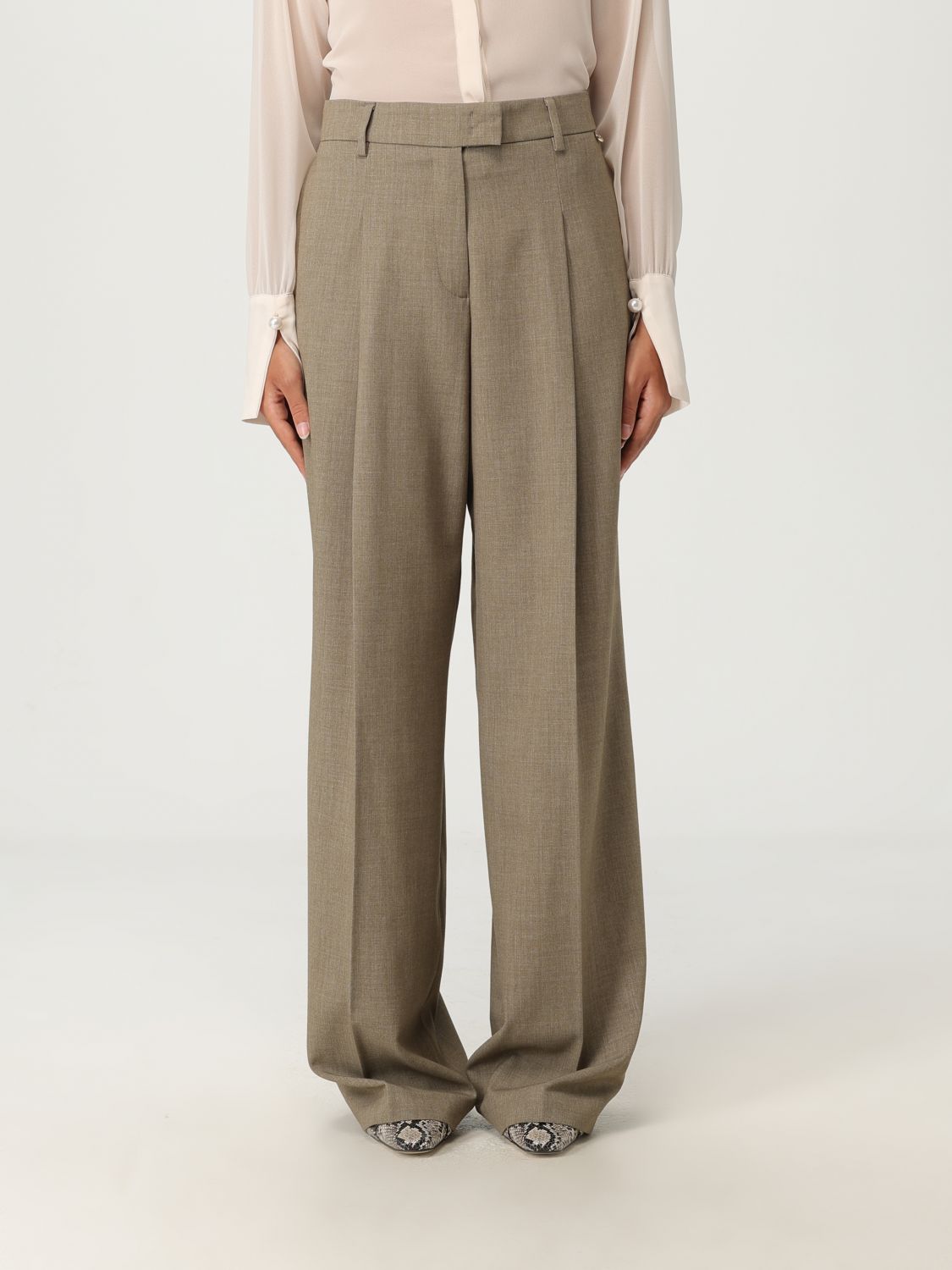 Liu •jo Pants Liu Jo Woman Color Multicolor In Brown