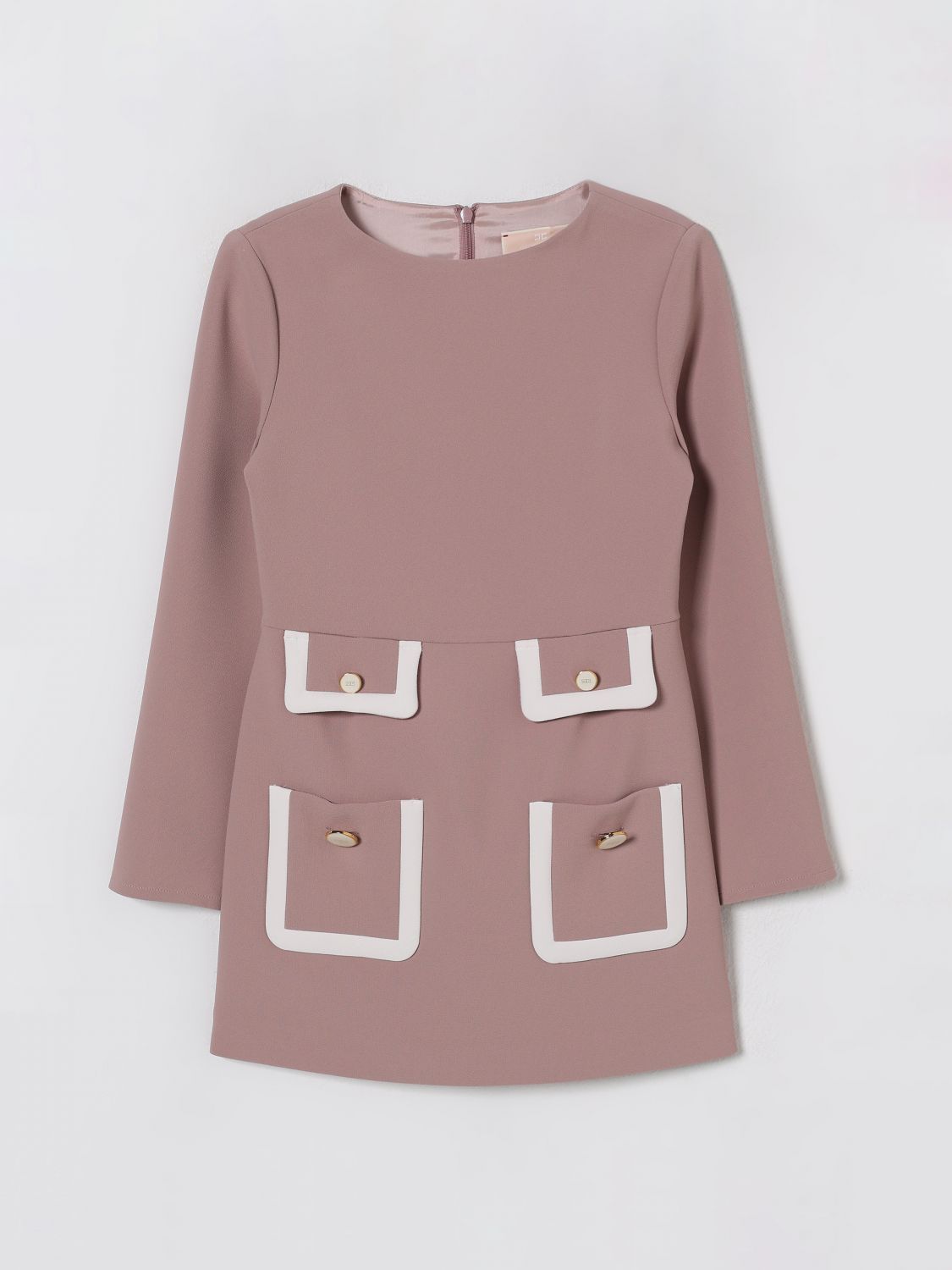 Elisabetta Franchi La Mia Bambina Dress  Kids Color Wisteria In Pink