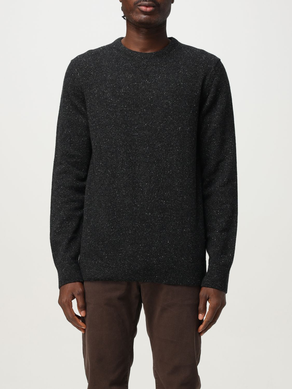 Barbour Embroidered Logo Jumper In Black