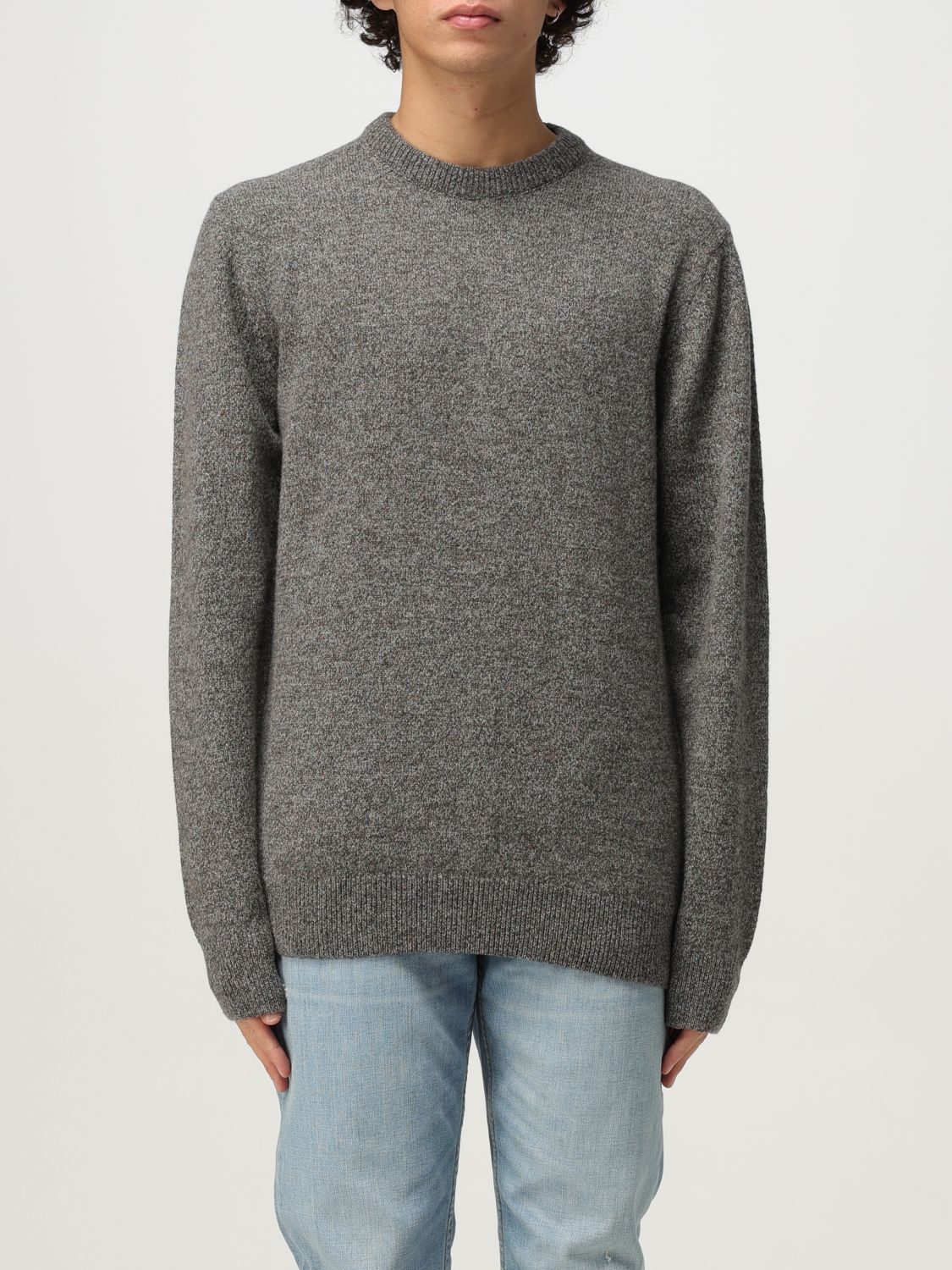 Barbour Tisbury Crew Neck Sweater In Brown